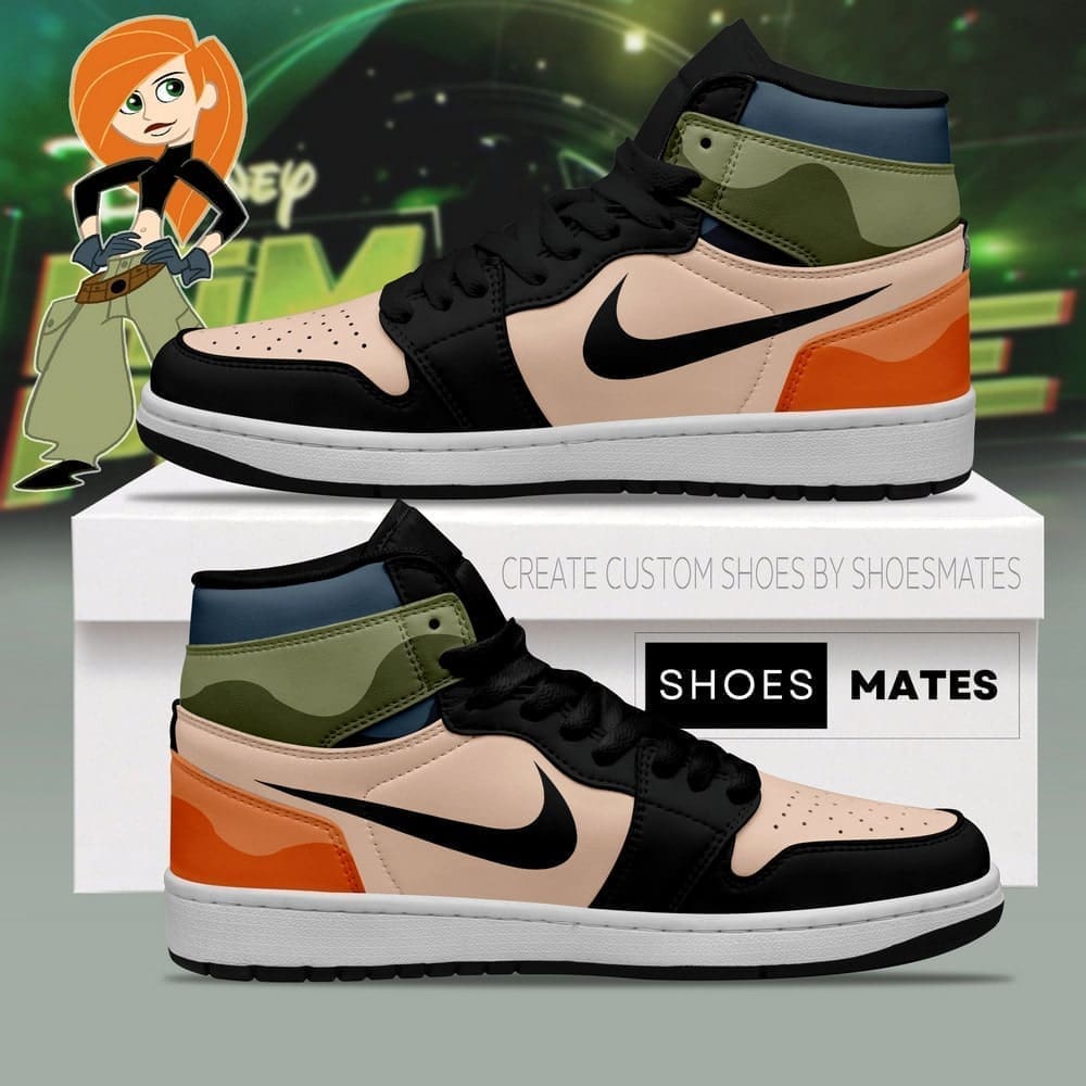 Ideafootwear Kim Possible AJ1 High Sneakers Shoes For Men And Women