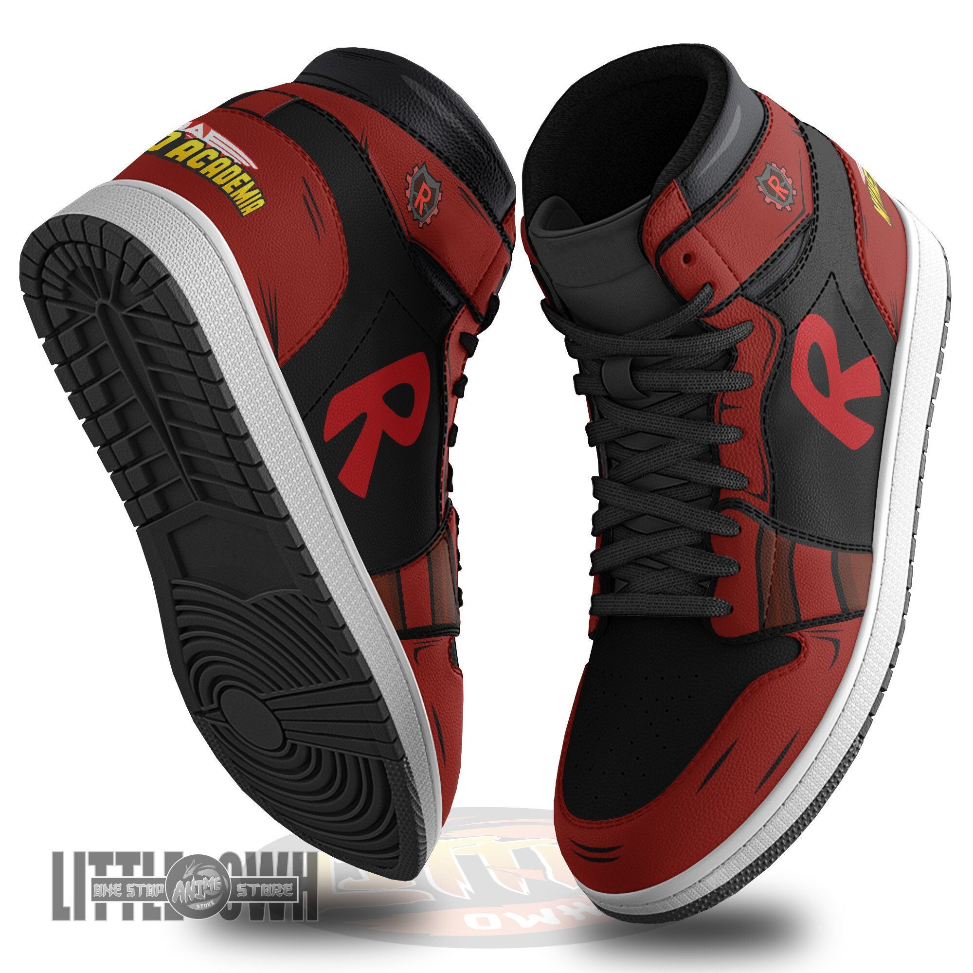 Ideafootwear Kirishima Eijiro AJ1 High Sneakers Shoes For Men And Women