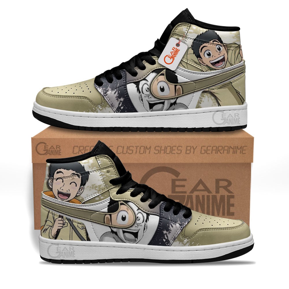 Ideafootwear Komatsu AJ1 High Sneakers Shoes For Men And Women