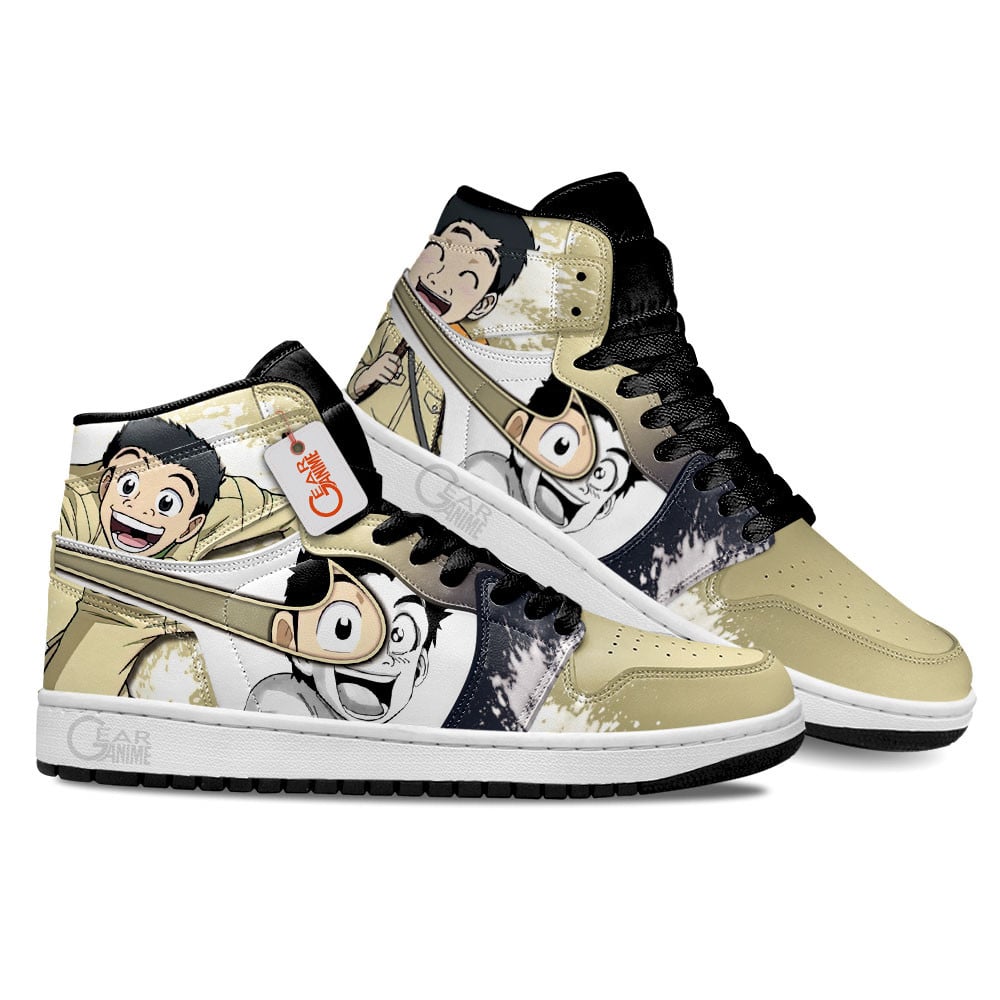 Ideafootwear Komatsu AJ1 High Sneakers Shoes For Men And Women
