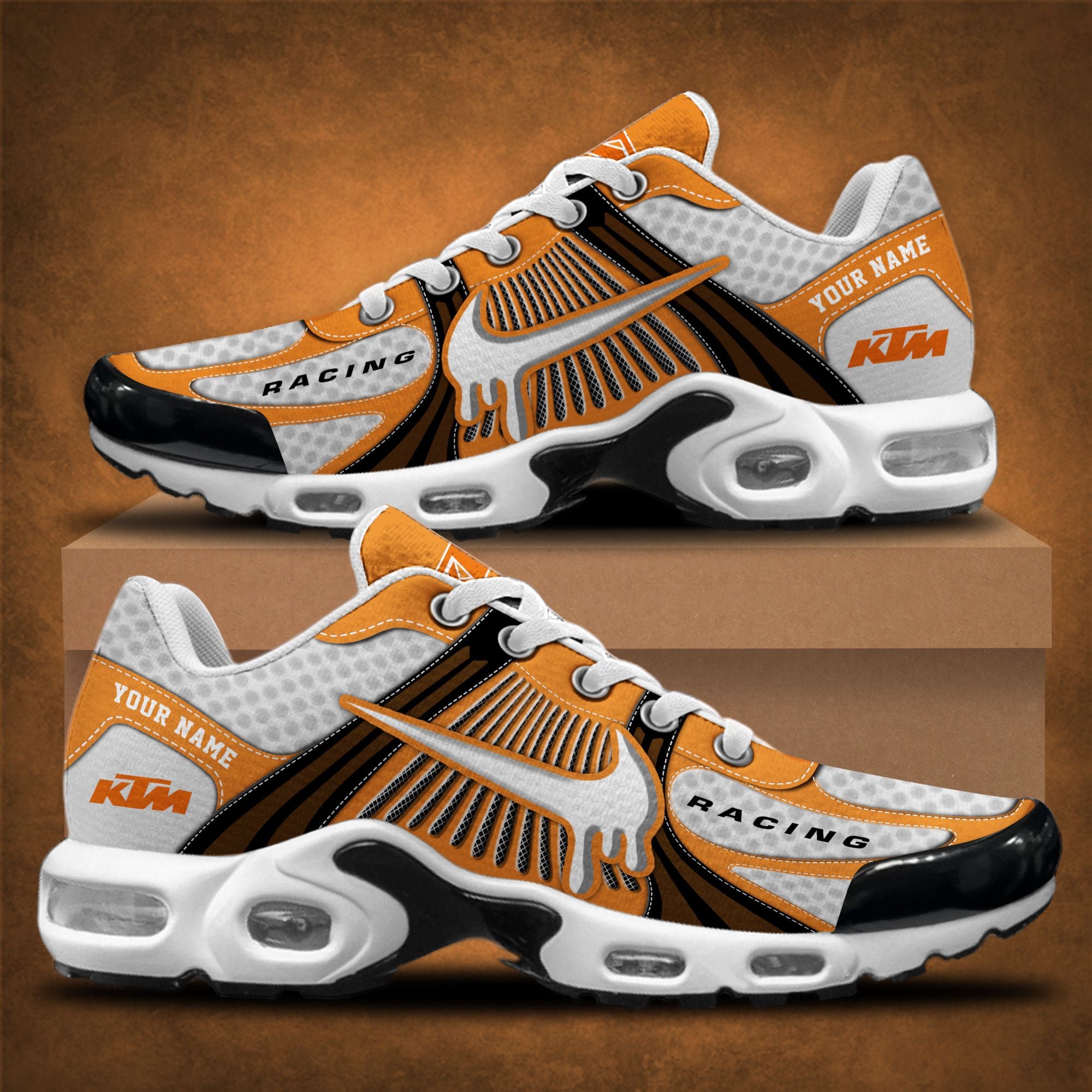 Ideafootwear KTM Racing TN Shoes Sneakers For Men And Women