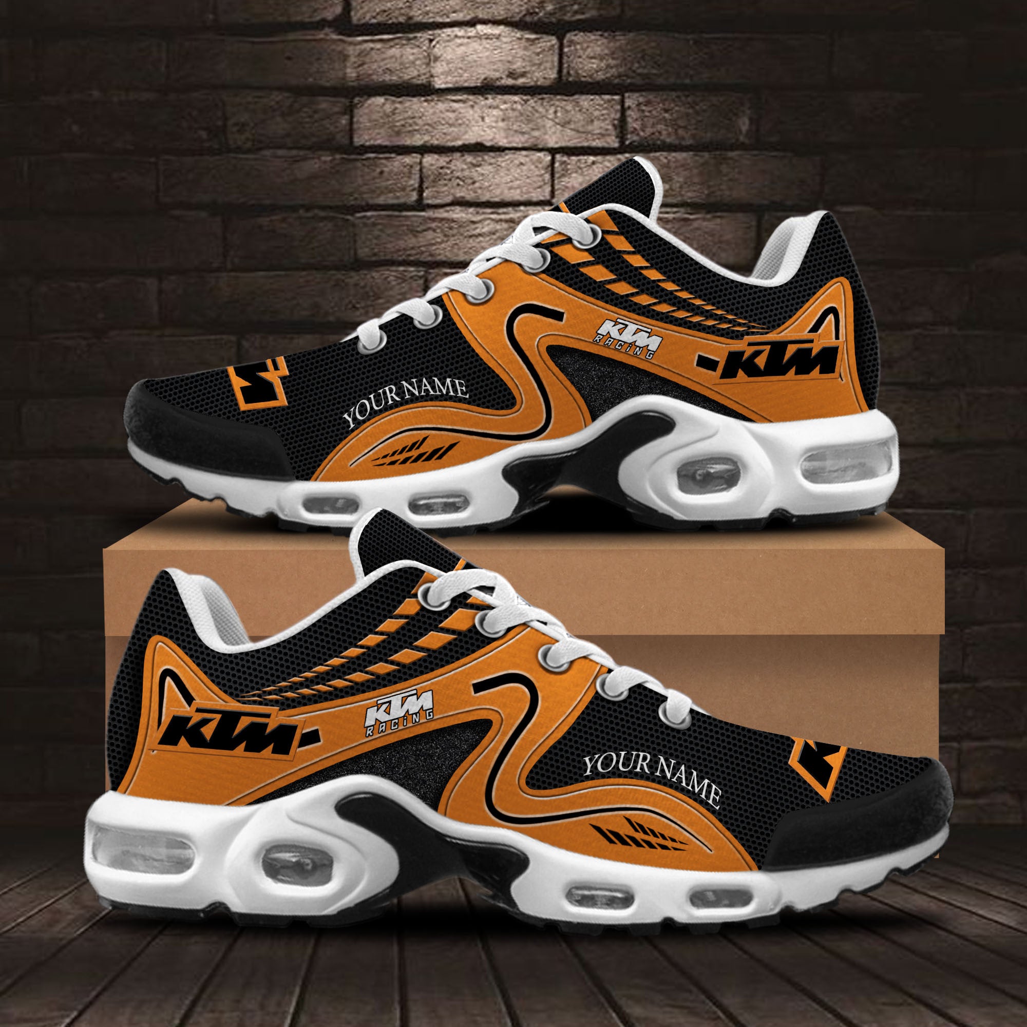 Ideafootwear KTM Racing TN Shoes Sneakers For Men And Women