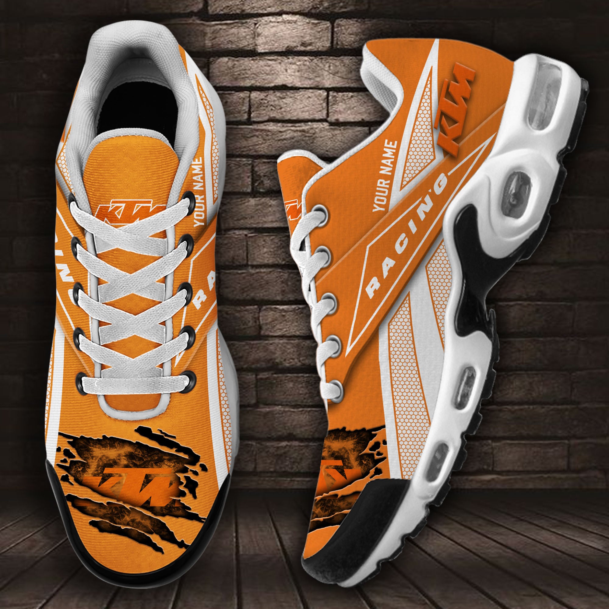Ideafootwear KTM Racing TN Shoes Sneakers For Men And Women