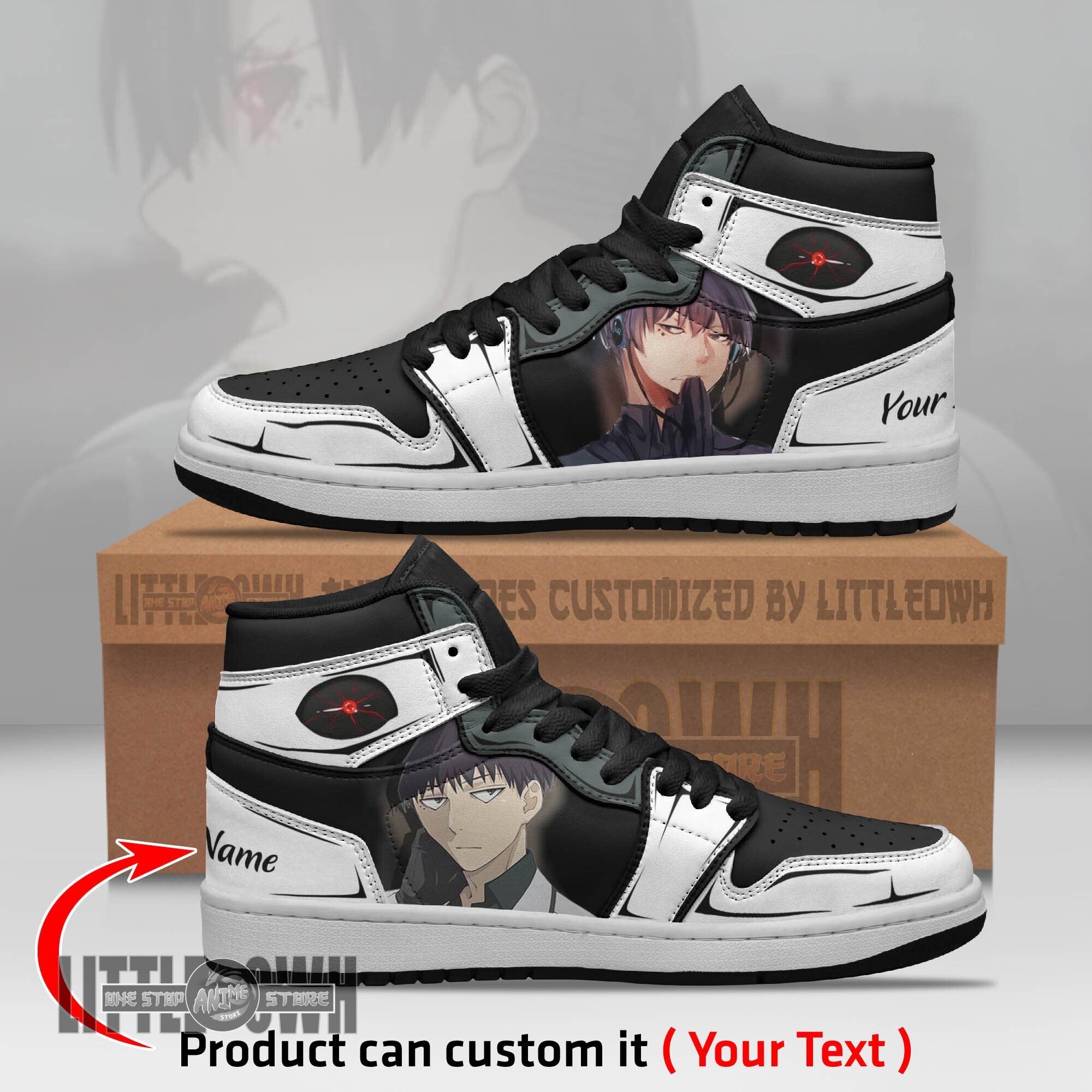 Ideafootwear Kuki Urie AJ1 High Sneakers Shoes For Men And Women