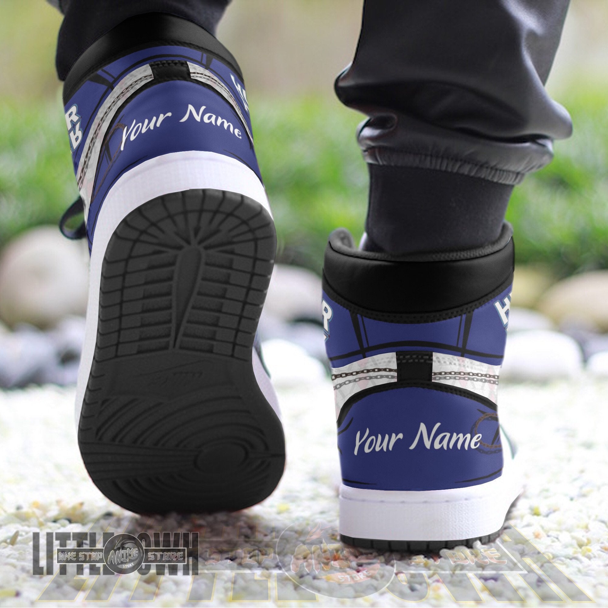 Ideafootwear Kurapika AJ1 High Sneakers Shoes For Men And Women