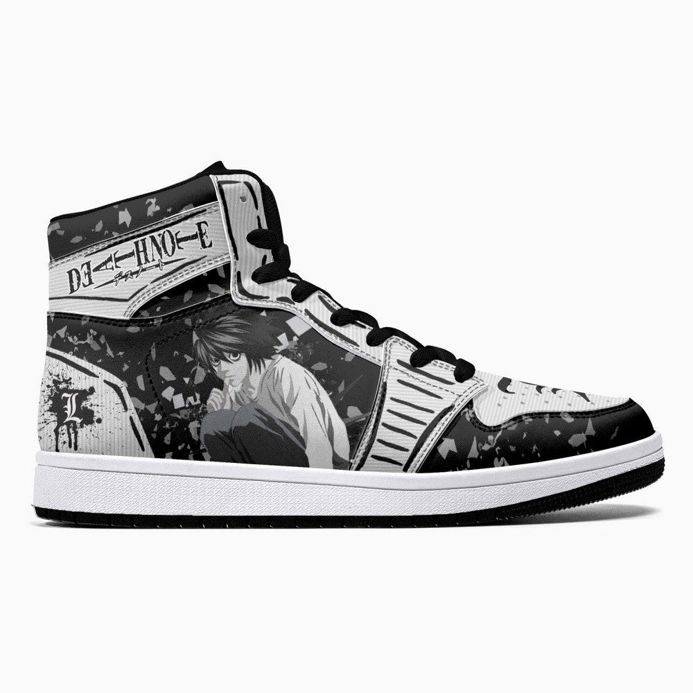 Ideafootwear L Lawliet Ryuzaki Desu N?to AJ1 High Sneakers Shoes For Men And Women