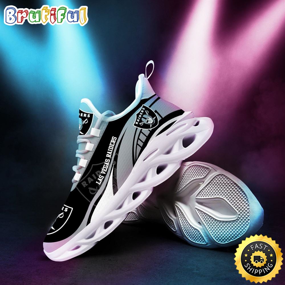 Ideafootwear Las Vegas Raiders Max Soul Shoes Sneakers For Men And Women
