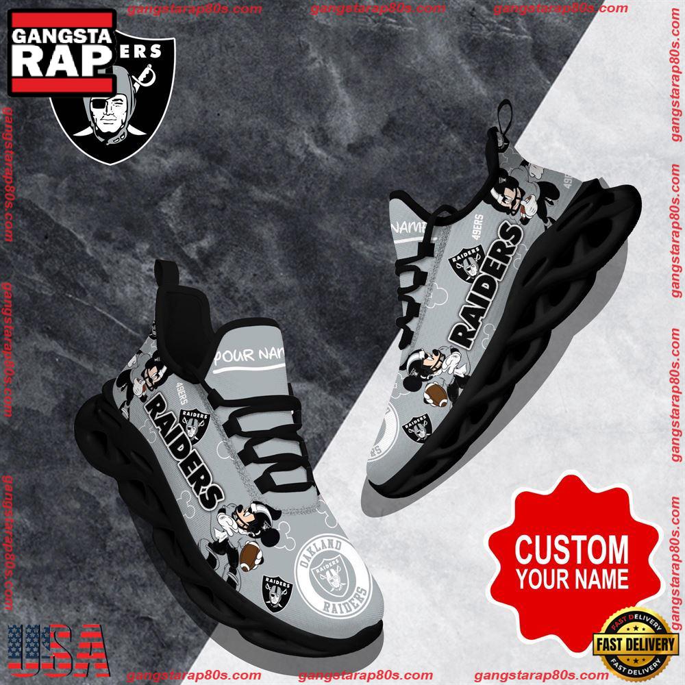 Ideafootwear Las Vegas Raiders Max Soul Shoes Sneakers For Men And Women