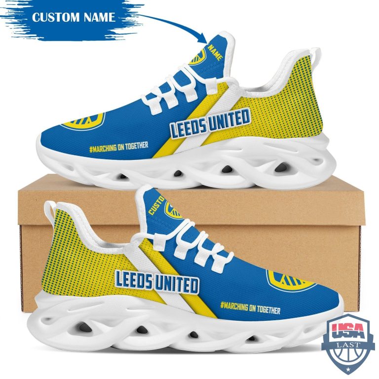 Ideafootwear Leeds United Max Soul Shoes Sneakers For Men And Women