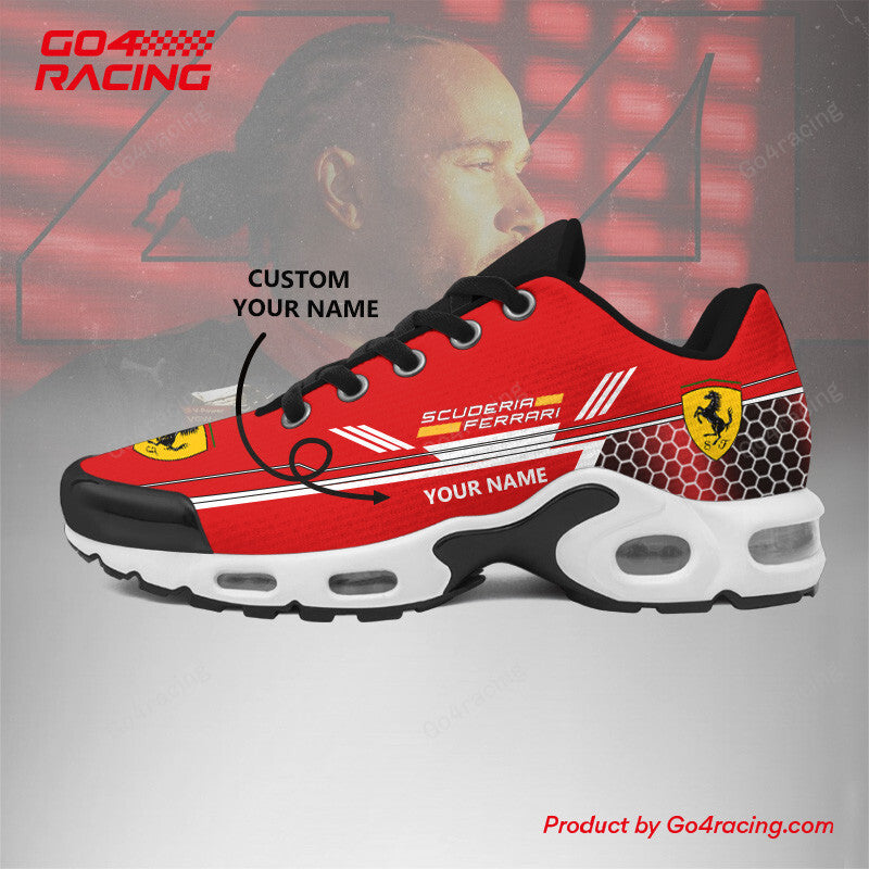 Ideafootwear Lewis Hamlton V1 - Scuderia Ferrari TN Shoes Sneakers For Men And Women