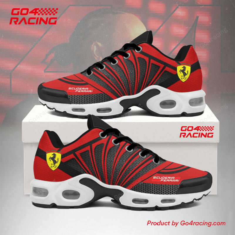 Ideafootwear Lewis Hamlton V4 - Scuderia Ferrari TN Shoes Sneakers For Men And Women