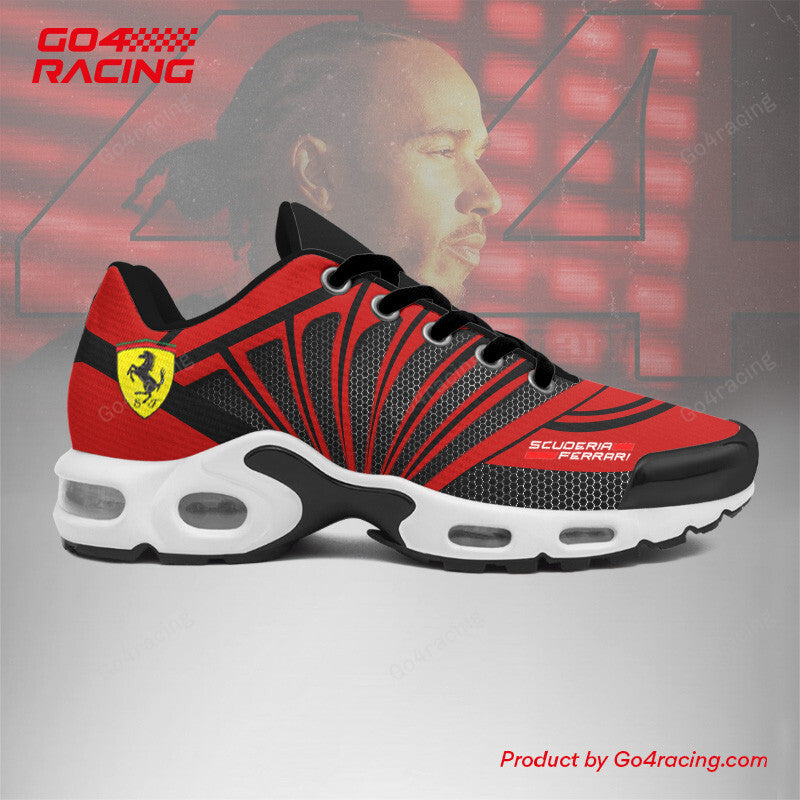 Ideafootwear Lewis Hamlton V4 - Scuderia Ferrari TN Shoes Sneakers For Men And Women