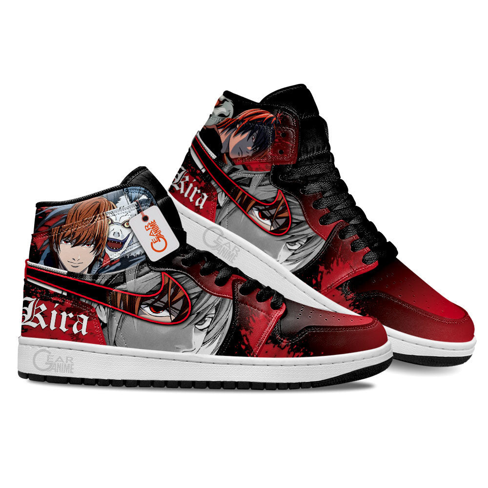 Ideafootwear Light Yagami AJ1 High Sneakers Shoes For Men And Women