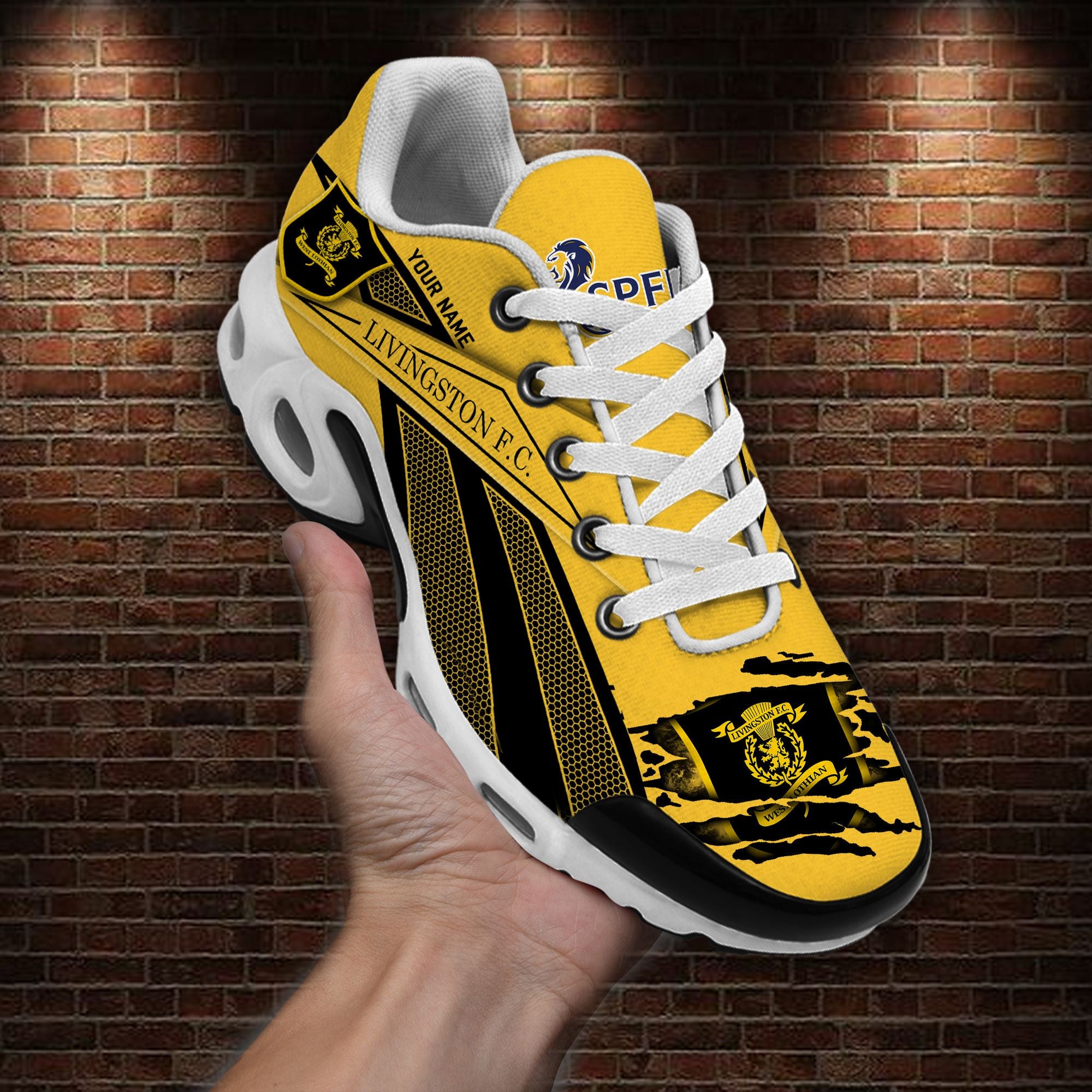 Ideafootwear Livingston F.C. TN Shoes Sneakers For Men And Women