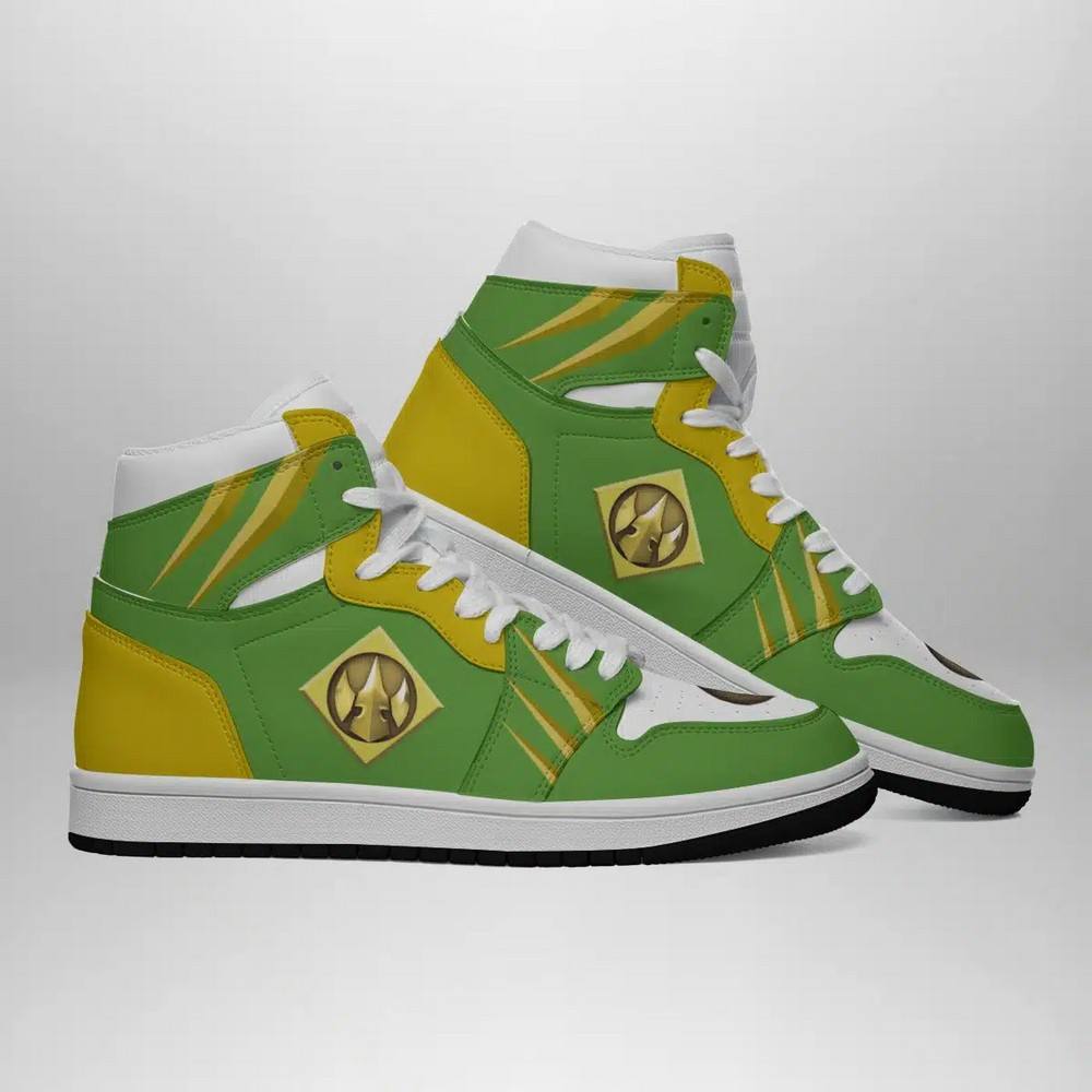Ideafootwear Lord Drakkon Mighty Morphin AJ1 High Sneakers Shoes For Men And Women