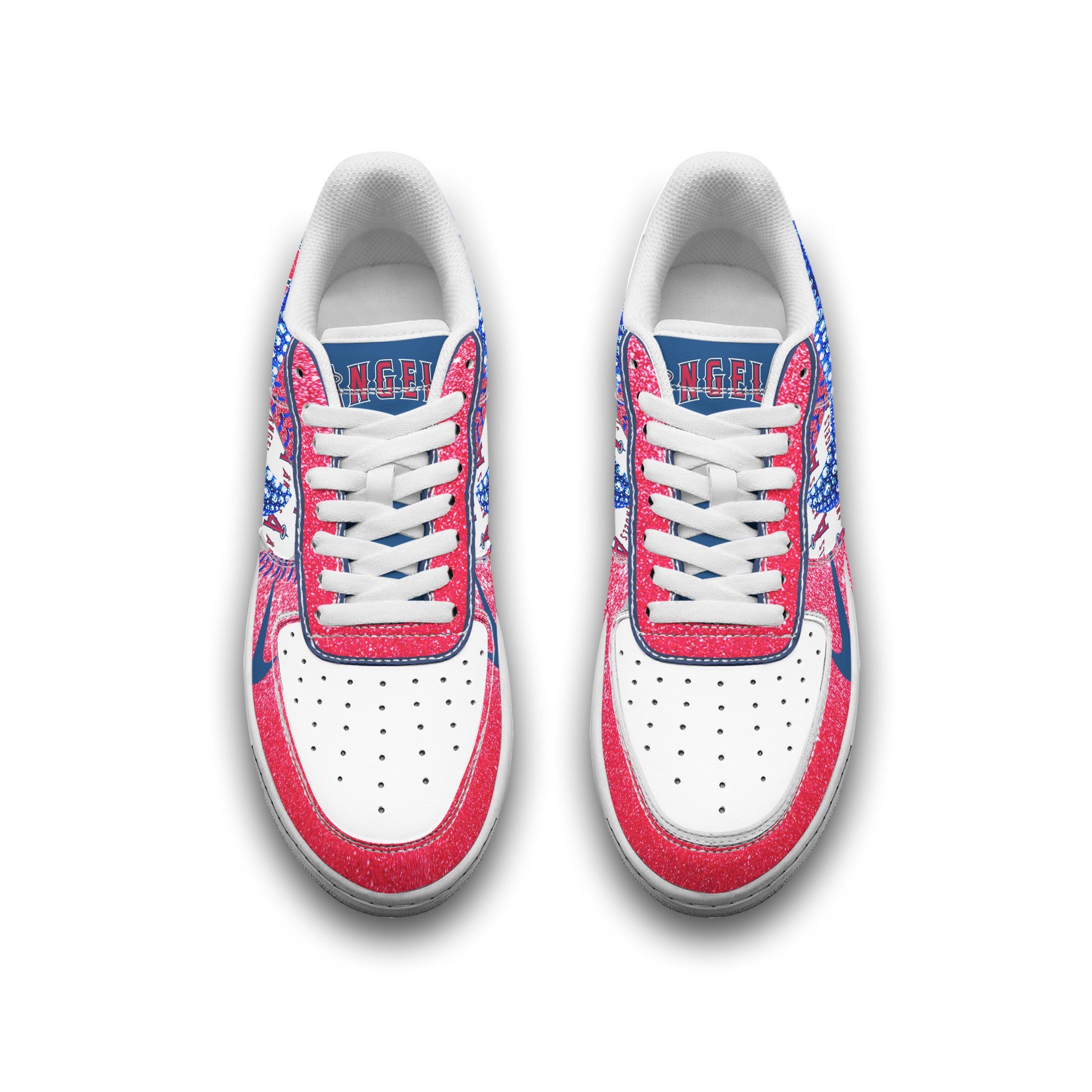 Ideafootwear Los Angeles Angels Air Low-Top Sneakers Shoes For Men And Women 4