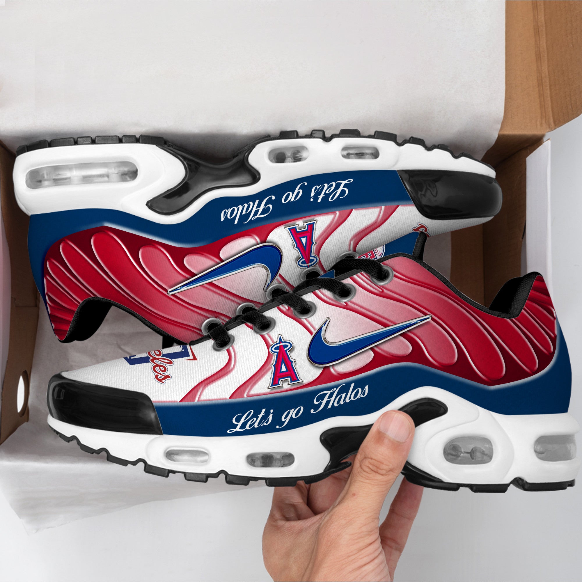 Ideafootwear Los Angeles Angels TN Shoes Sneakers For Men And Women