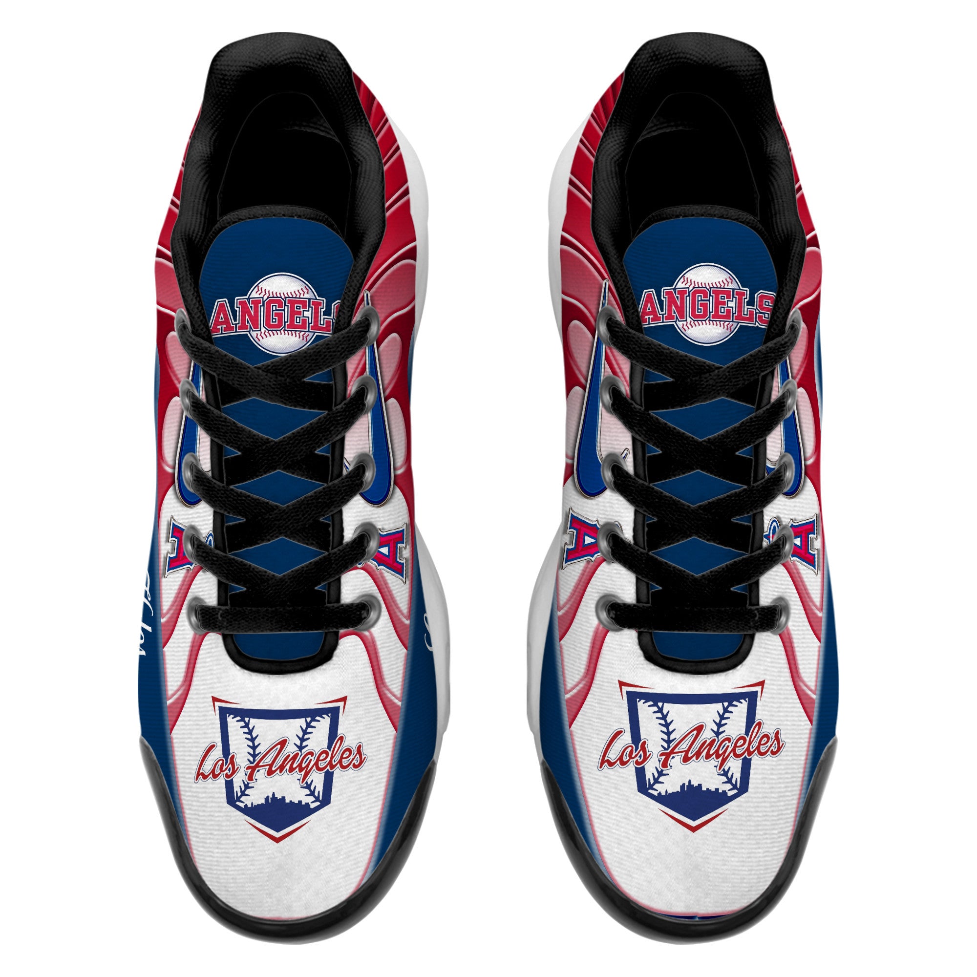 Ideafootwear Los Angeles Angels TN Shoes Sneakers For Men And Women