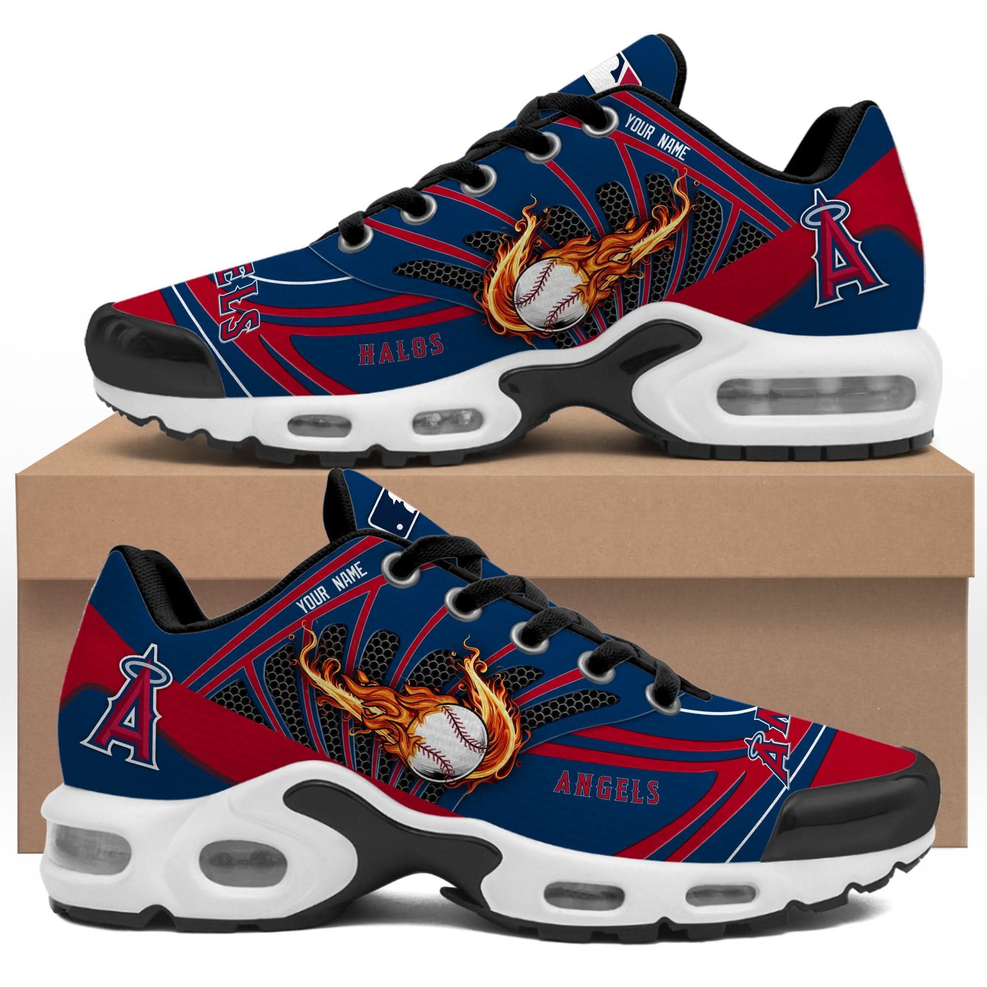 Ideafootwear Los Angeles Angels TN Shoes Sneakers For Men And Women