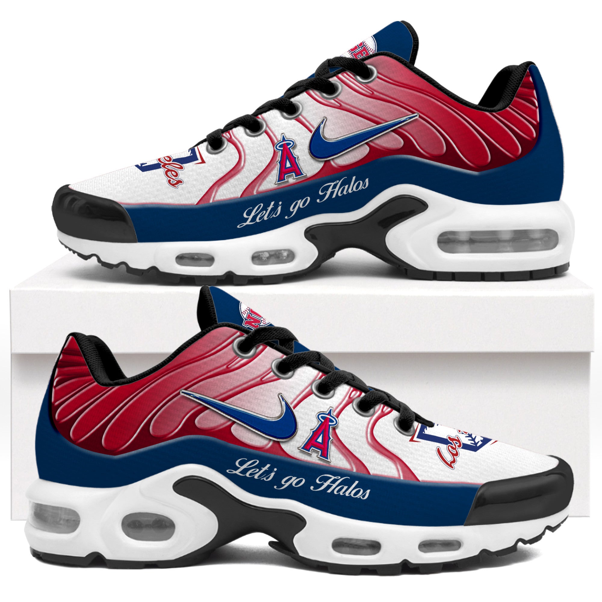 Ideafootwear Los Angeles Angels TN Shoes Sneakers For Men And Women
