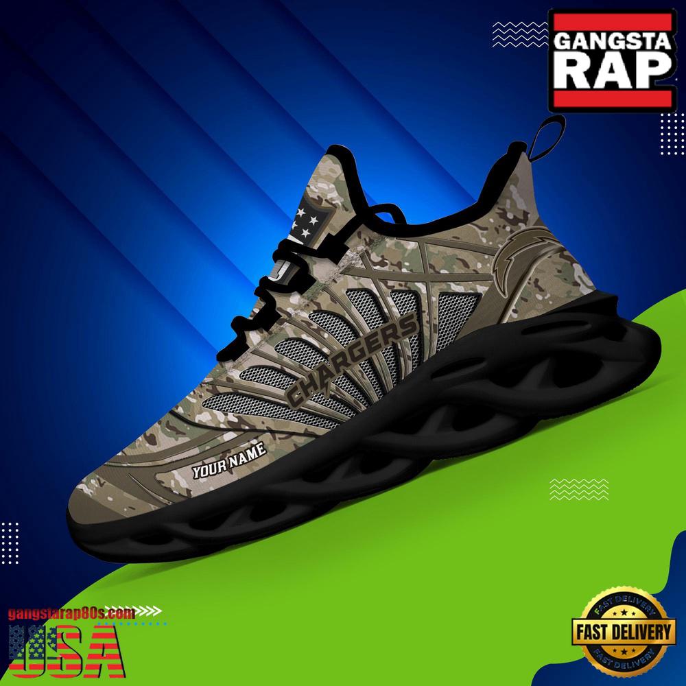 Ideafootwear Los Angeles Chargers Max Soul Shoes Sneakers For Men And Women