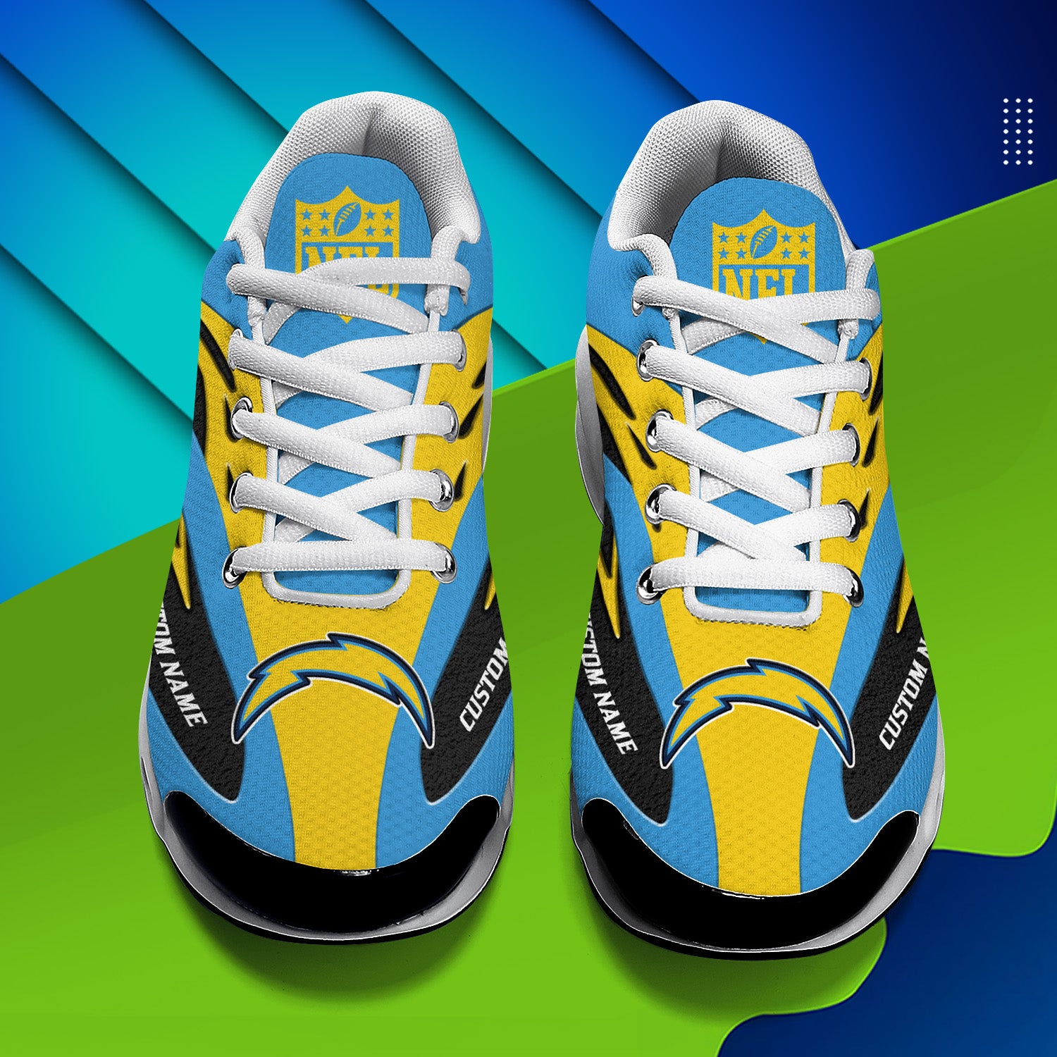 Ideafootwear Los Angeles Chargers TN Shoes Sneakers For Men And Women