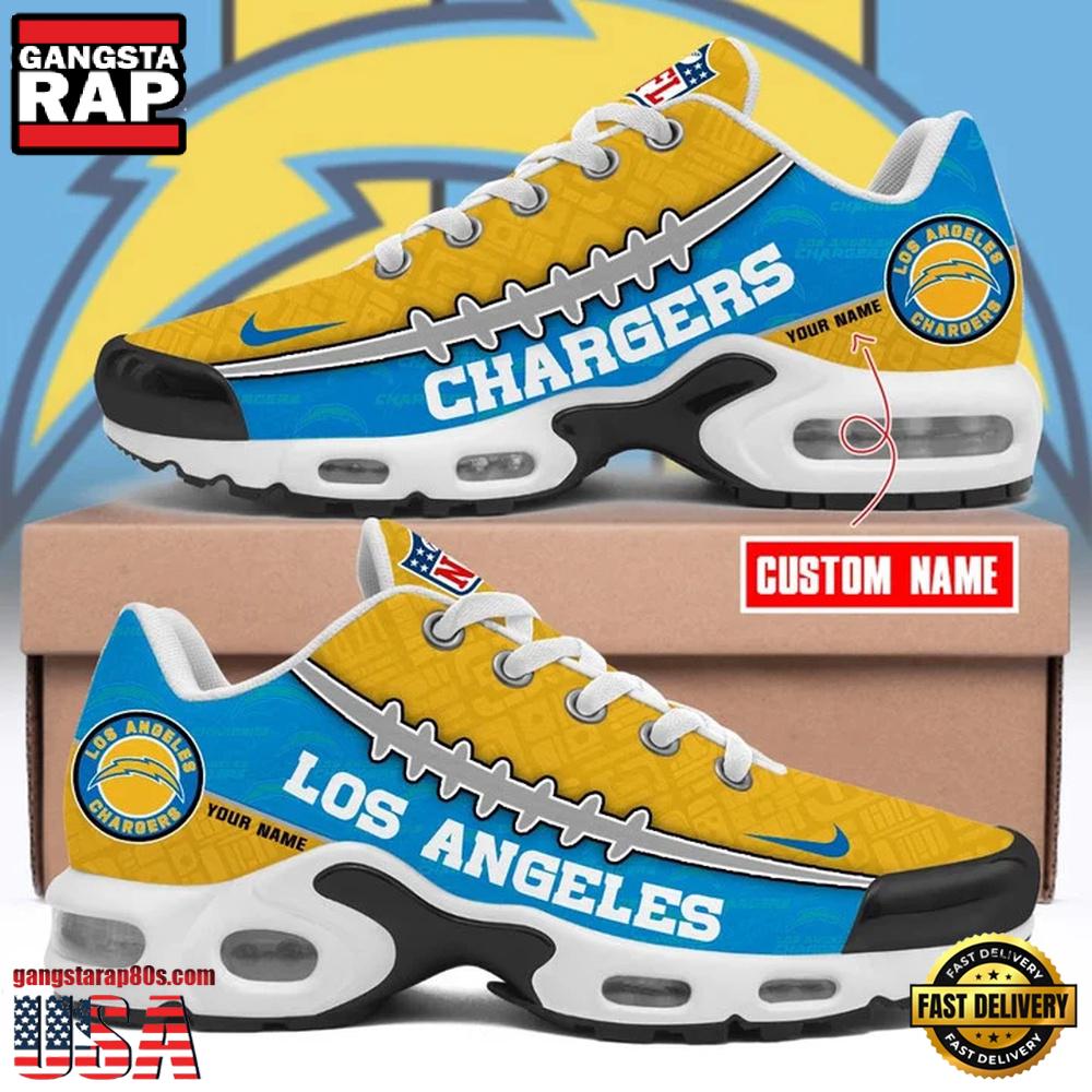 Ideafootwear Los Angeles Chargers TN Shoes Sneakers For Men And Women