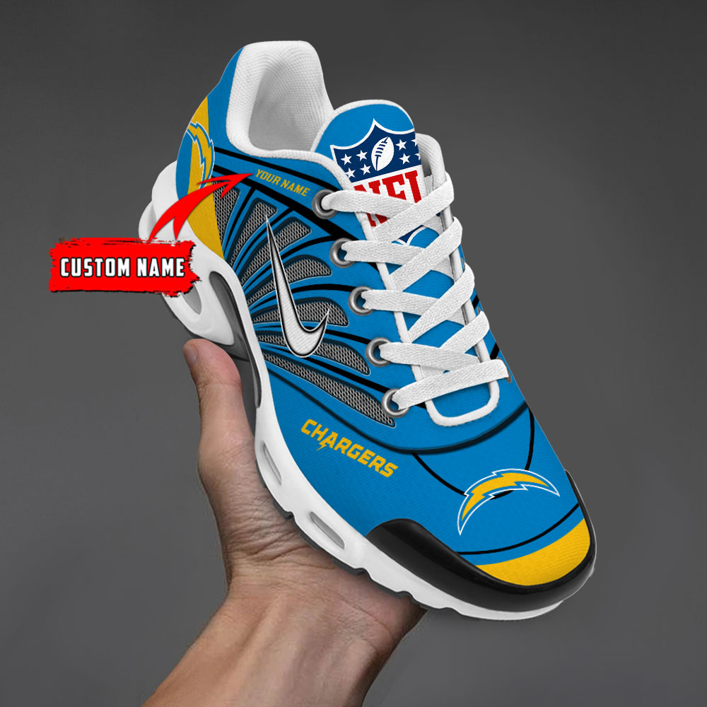 Ideafootwear Los Angeles Chargers TN Shoes Sneakers For Men And Women
