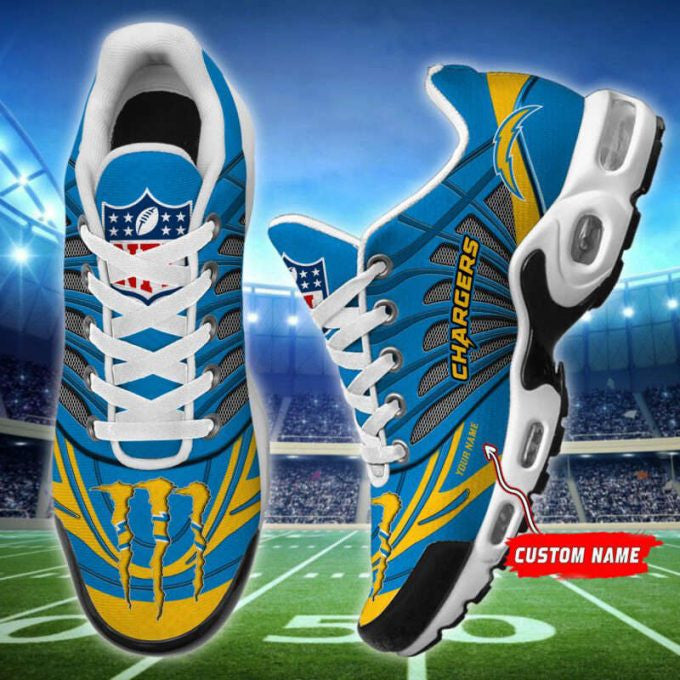 Ideafootwear Los Angeles Chargers TN Shoes Sneakers For Men And Women