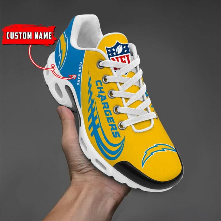 Ideafootwear Los Angeles Chargers TN Shoes Sneakers For Men And Women
