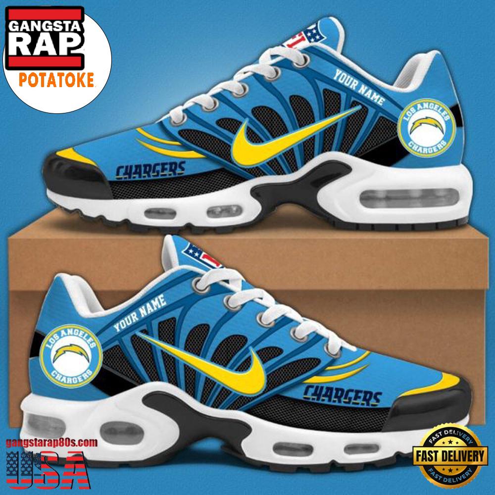 Ideafootwear Los Angeles Chargers TN Shoes Sneakers For Men And Women