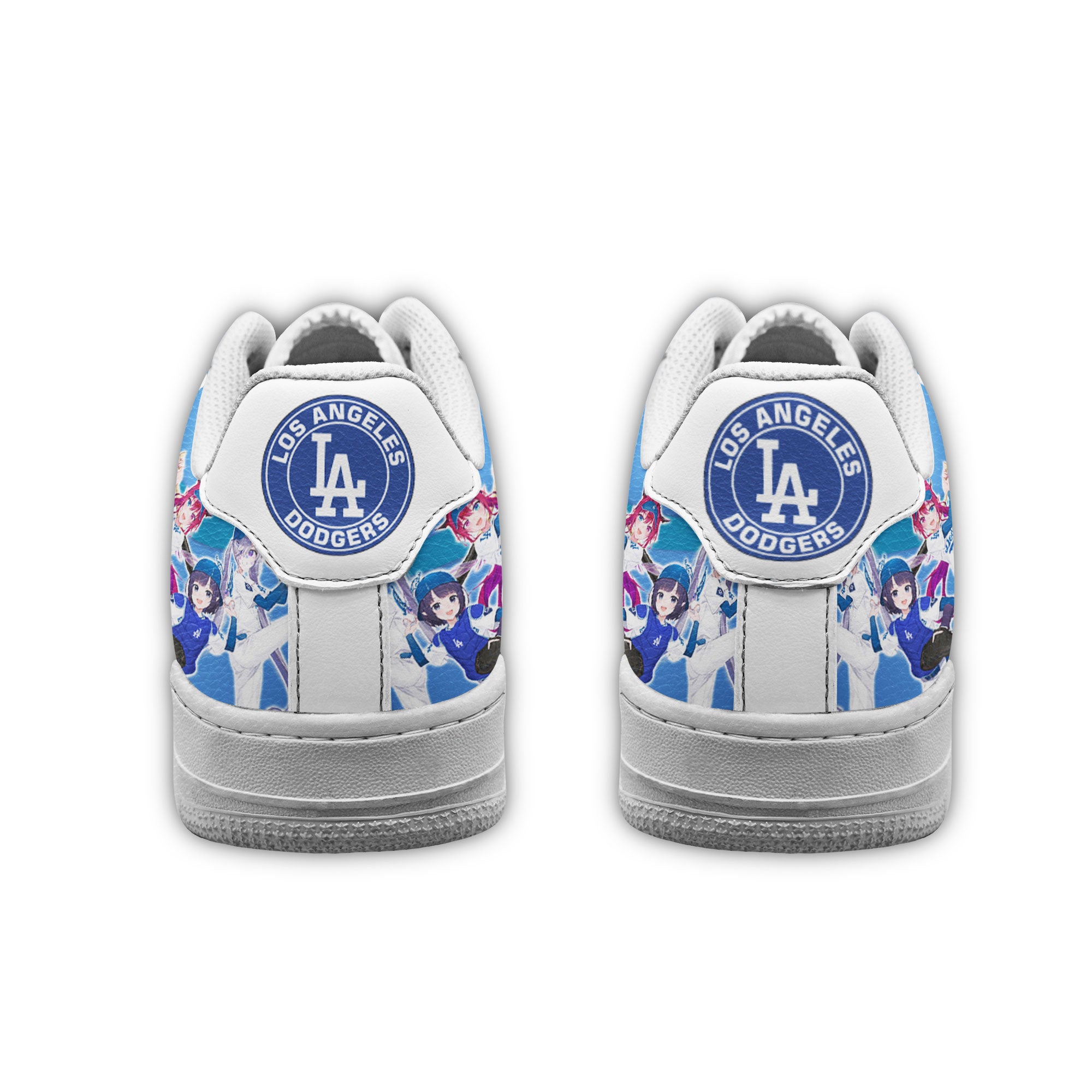 Ideafootwear Los Angeles Dodgers Air Low-Top Sneakers Shoes For Men And Women 4
