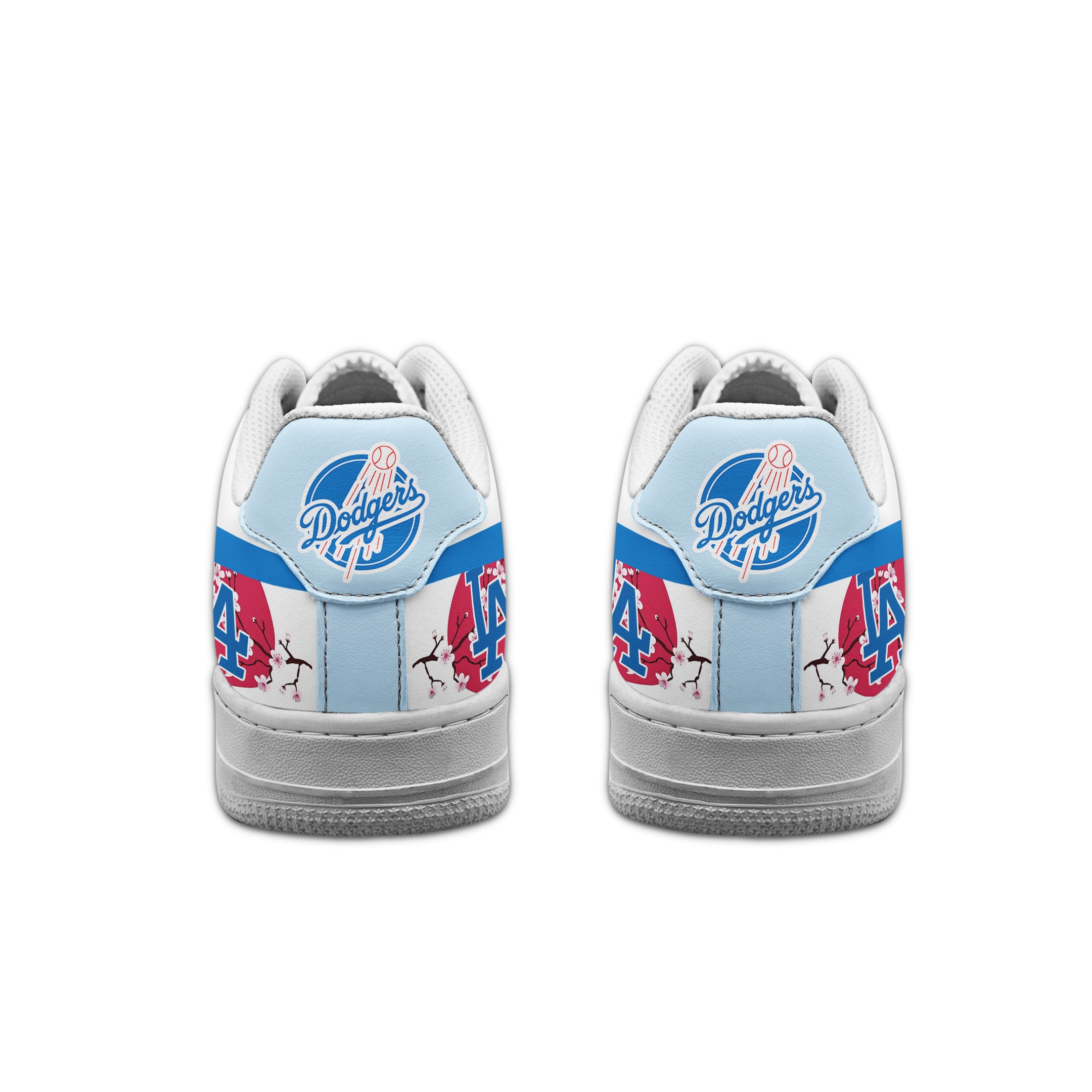 Ideafootwear Los Angeles Dodgers Air Low-Top Sneakers Shoes For Men And Women 4
