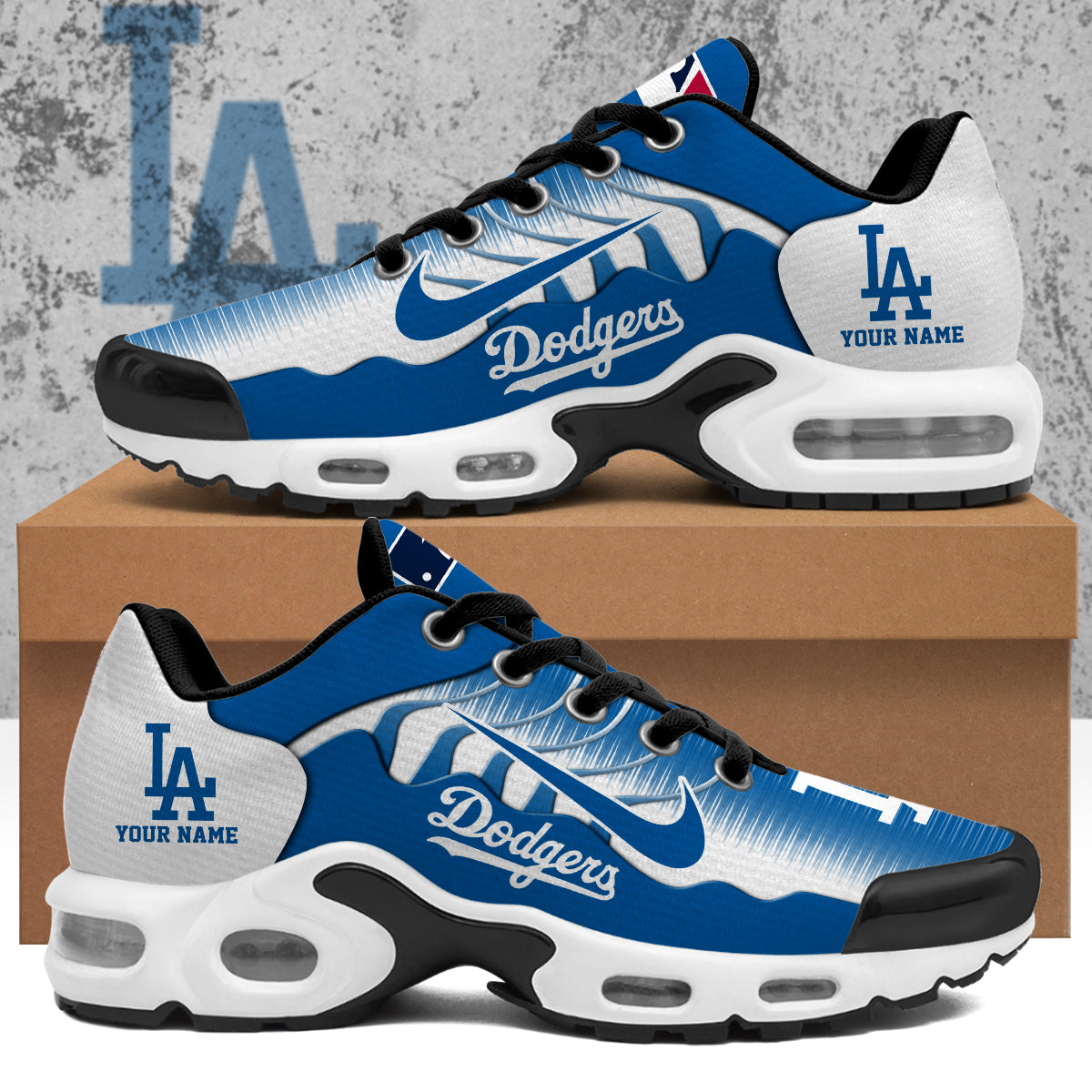 Ideafootwear Los Angeles Dodgers TN Shoes Sneakers For Men And Women
