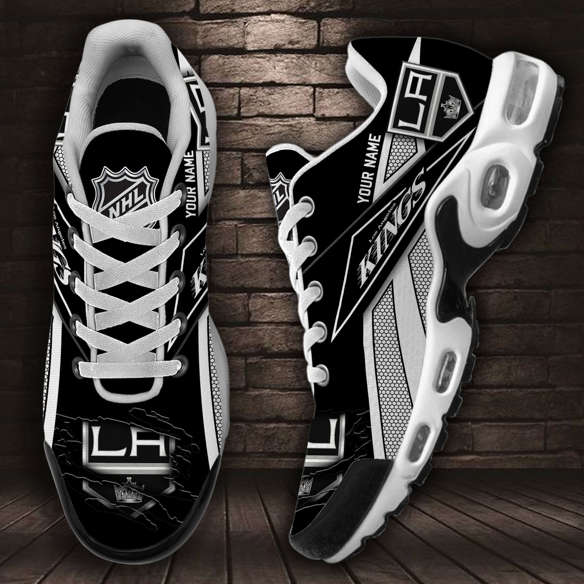 Ideafootwear Los Angeles Kings TN Shoes Sneakers For Men And Women