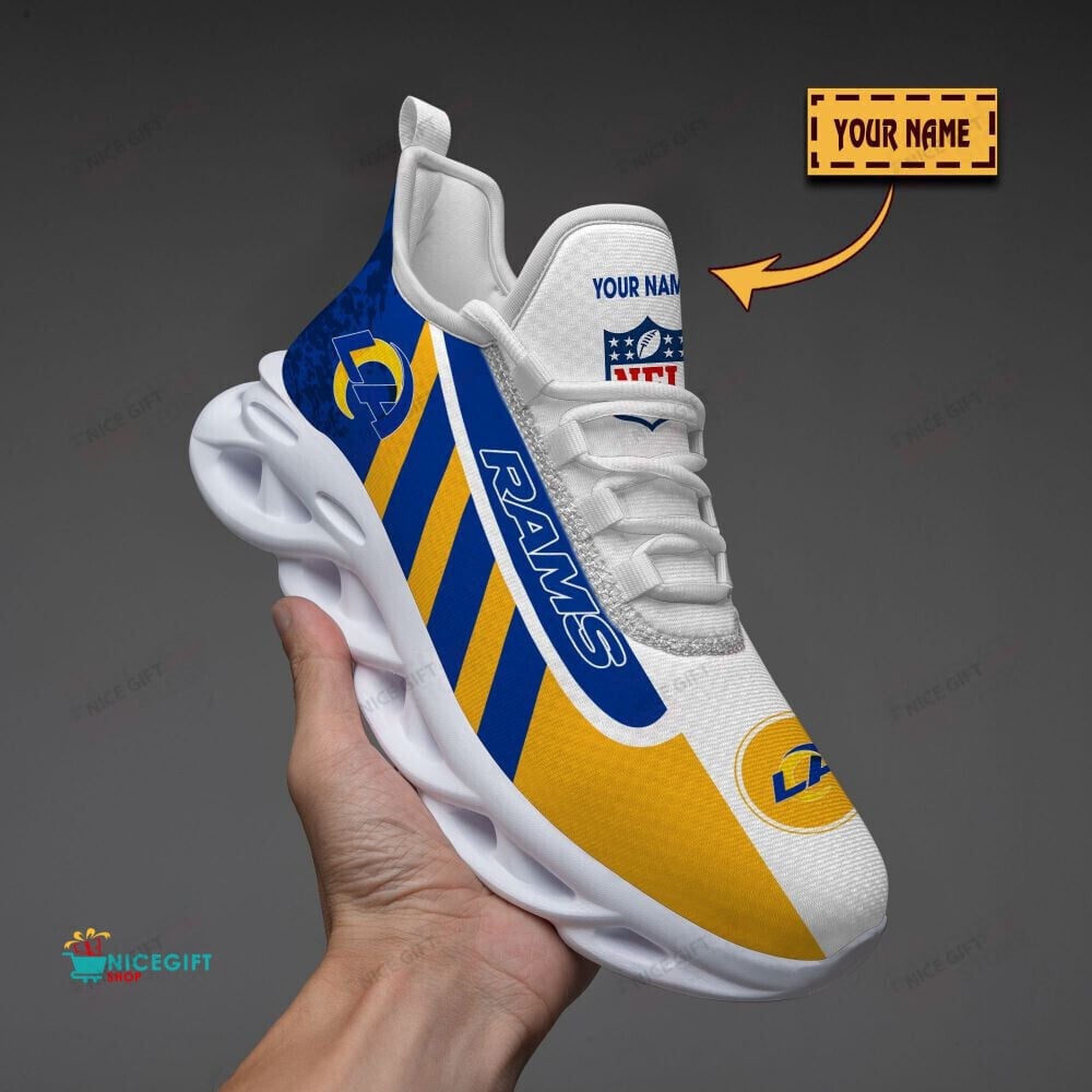 Ideafootwear Los Angeles Rams Max Soul Shoes Sneakers For Men And Women