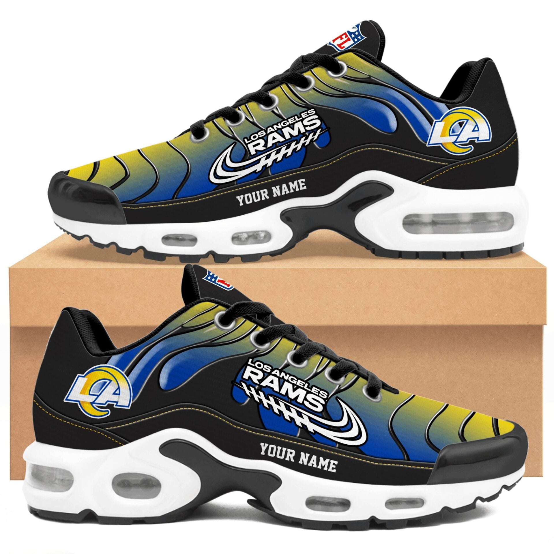 Ideafootwear Los Angeles Rams TN Shoes Sneakers For Men And Women