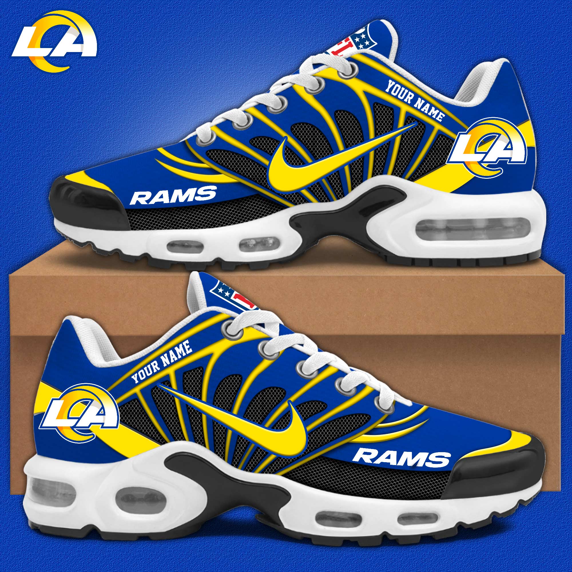 Ideafootwear Los Angeles Rams TN Shoes Sneakers For Men And Women