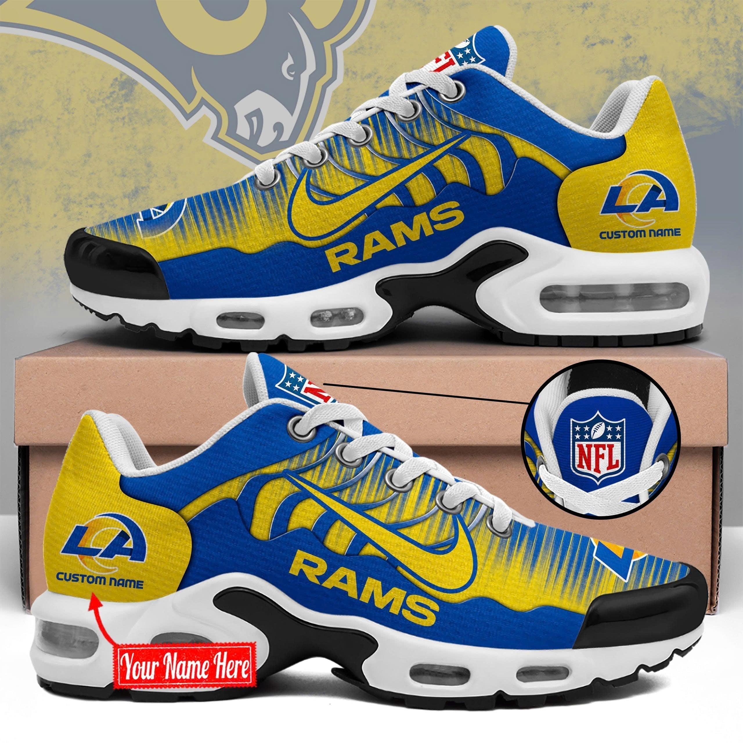 Ideafootwear Los Angeles Rams TN Shoes Sneakers For Men And Women