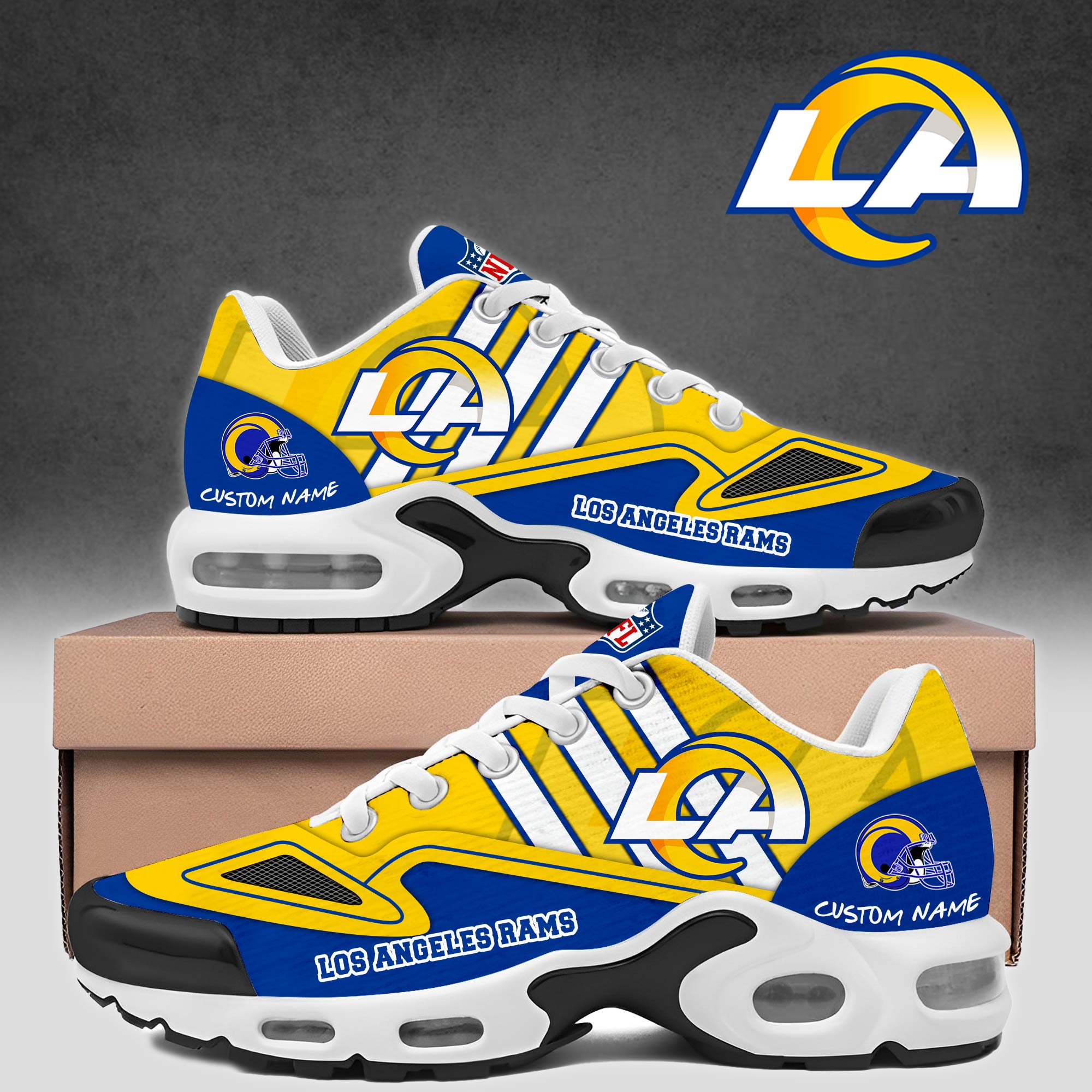 Ideafootwear Los Angeles Rams TN Shoes Sneakers For Men And Women