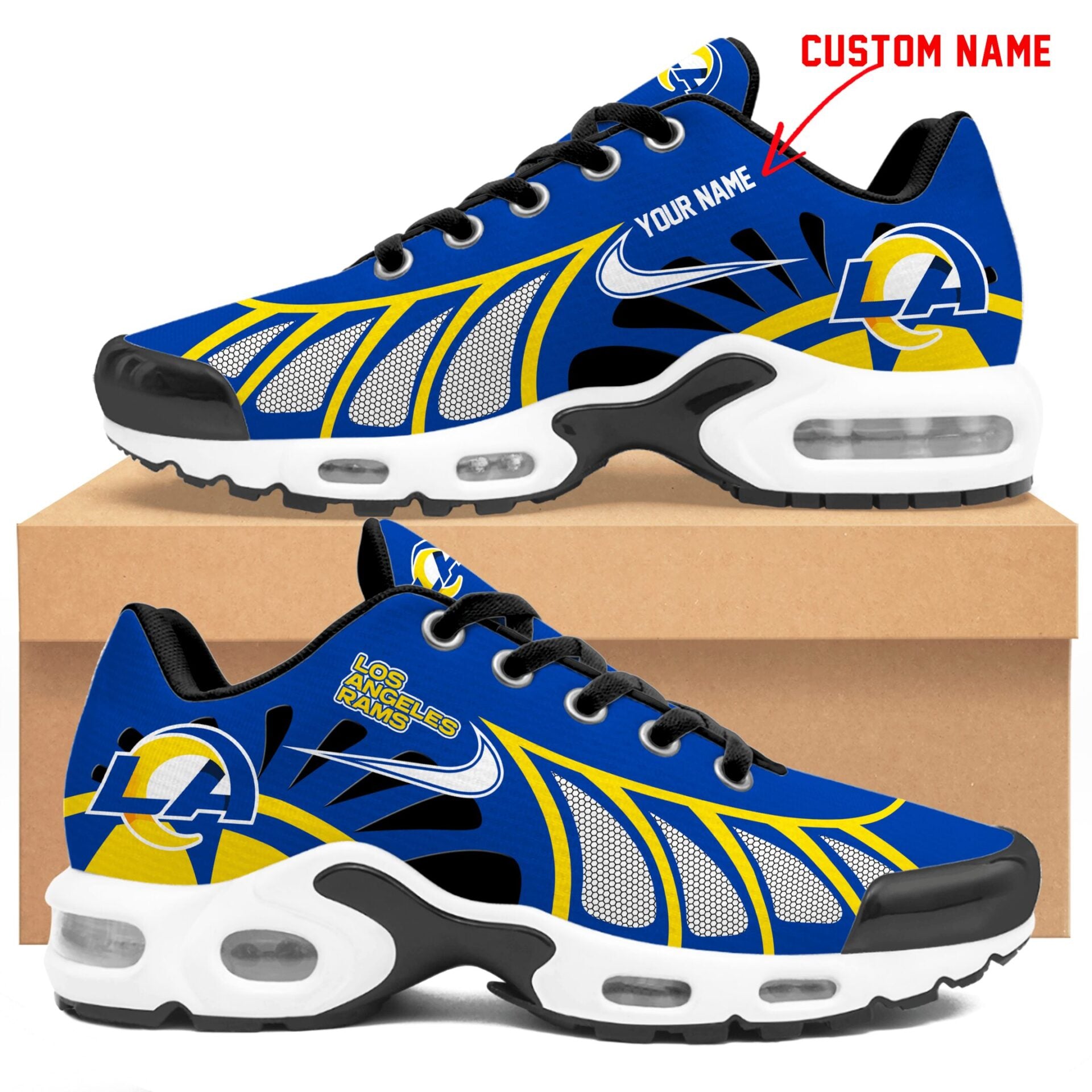 Ideafootwear Los Angeles Rams TN Shoes Sneakers For Men And Women