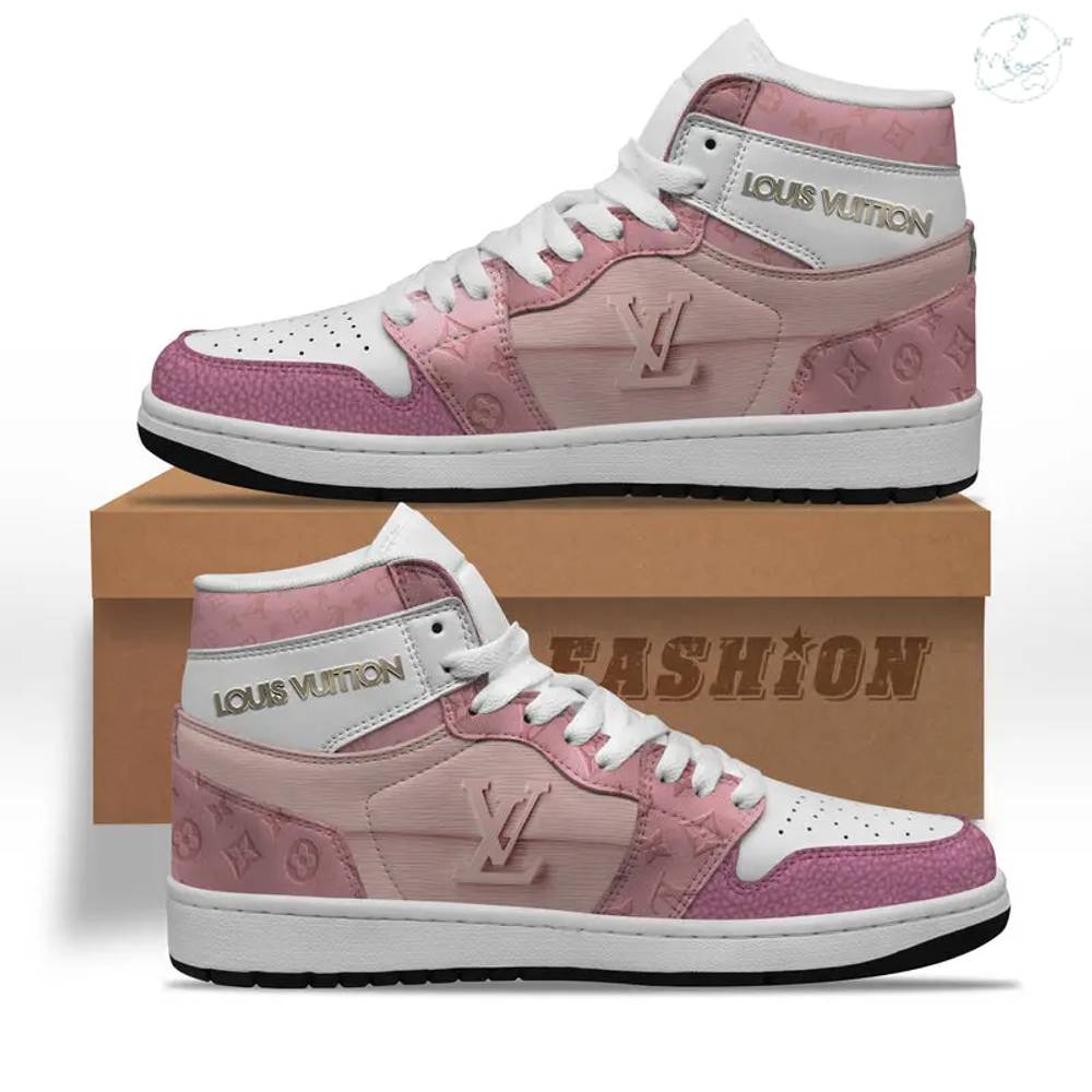 Ideafootwear Louis Vuitton AJ1 High Sneakers Shoes For Men And Women
