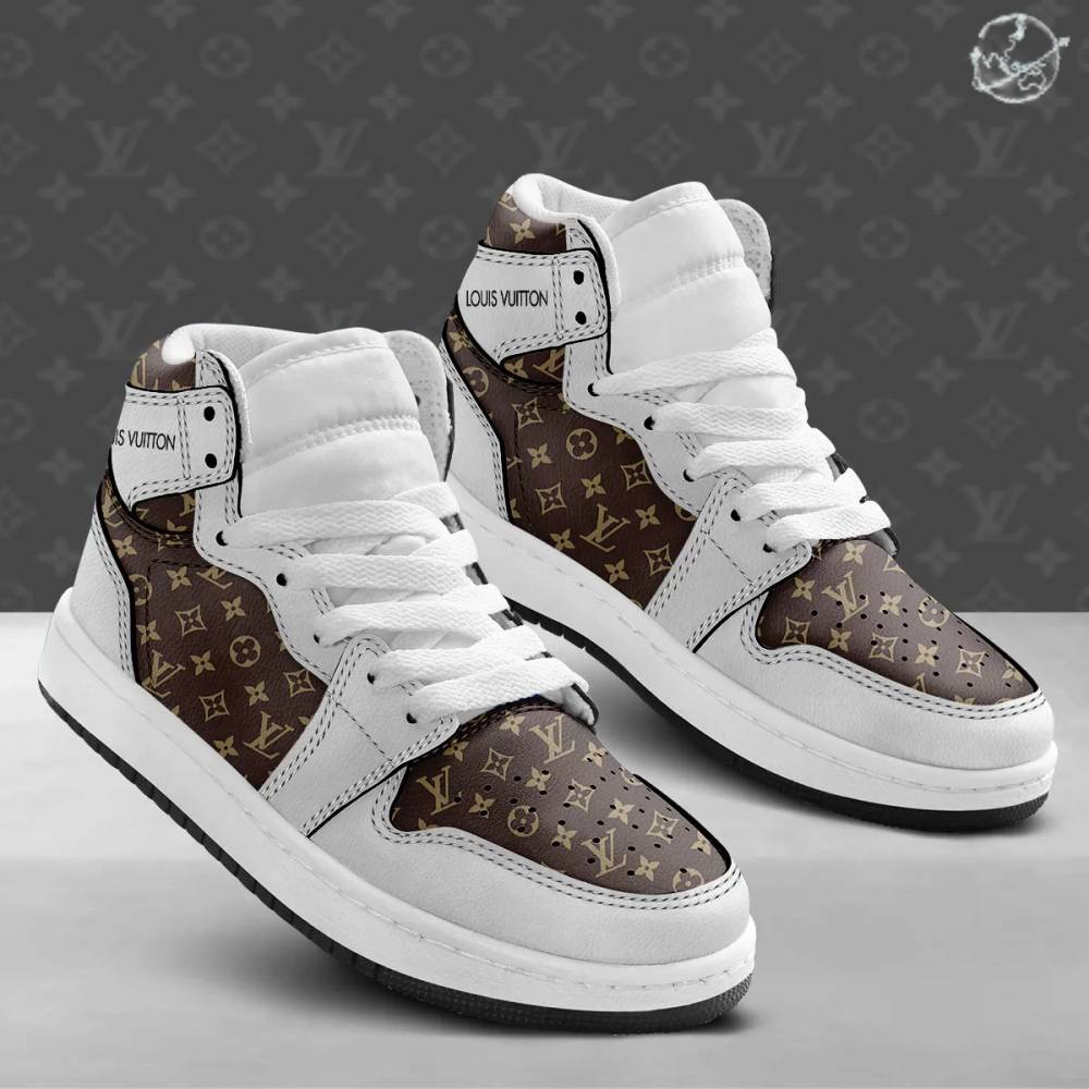 Ideafootwear Louis Vuitton AJ1 High Sneakers Shoes For Men And Women