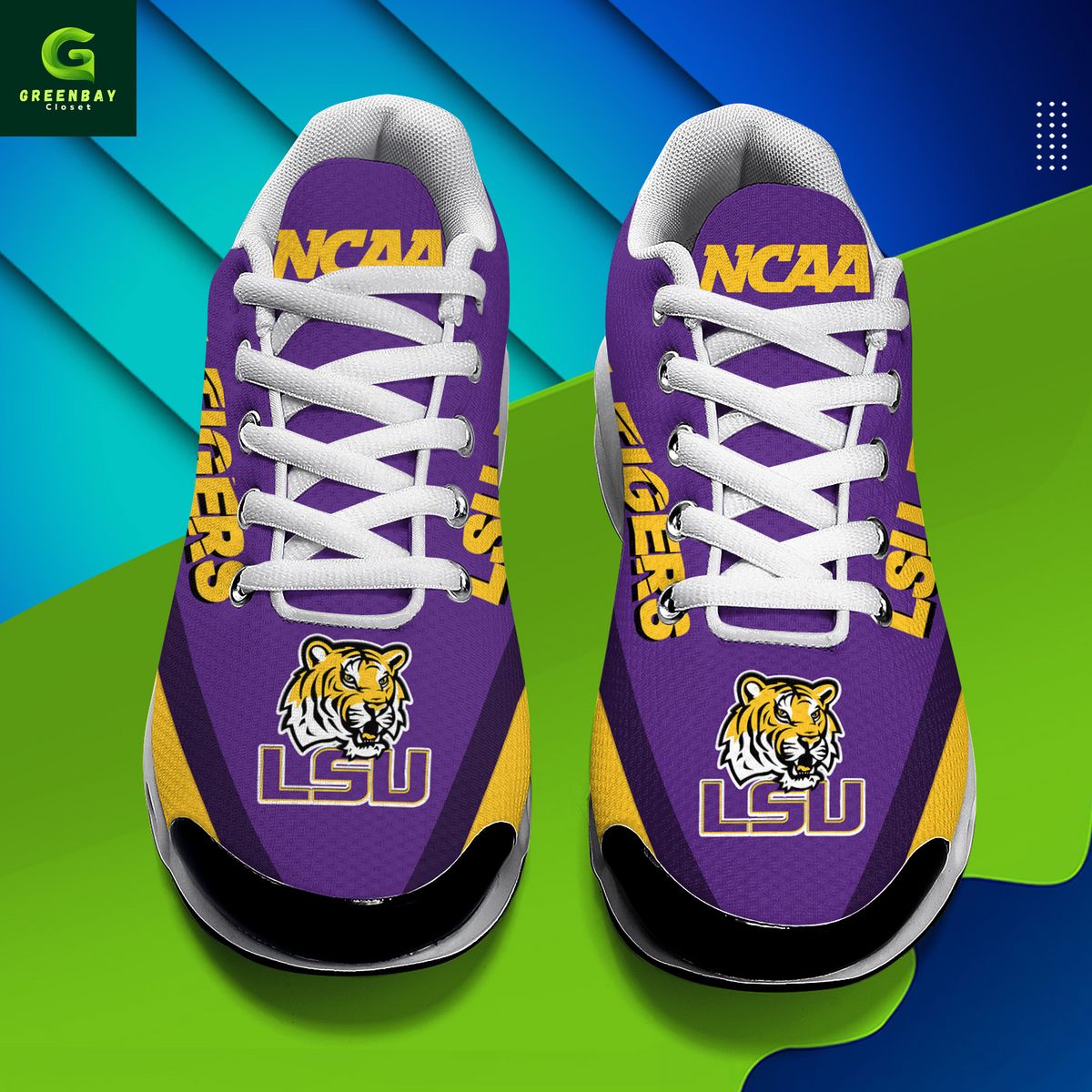 Ideafootwear LSU Tigers TN Shoes Sneakers For Men And Women