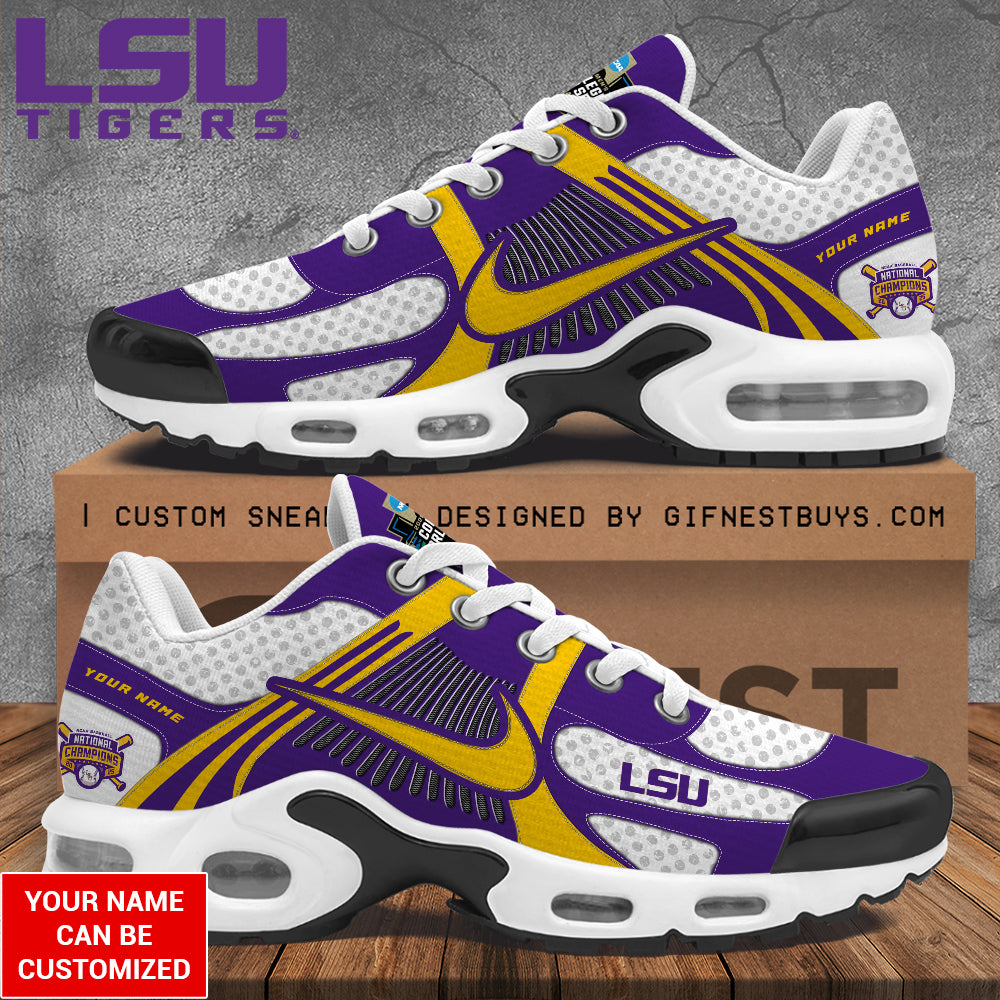 Ideafootwear LSU Tigers TN Shoes Sneakers For Men And Women