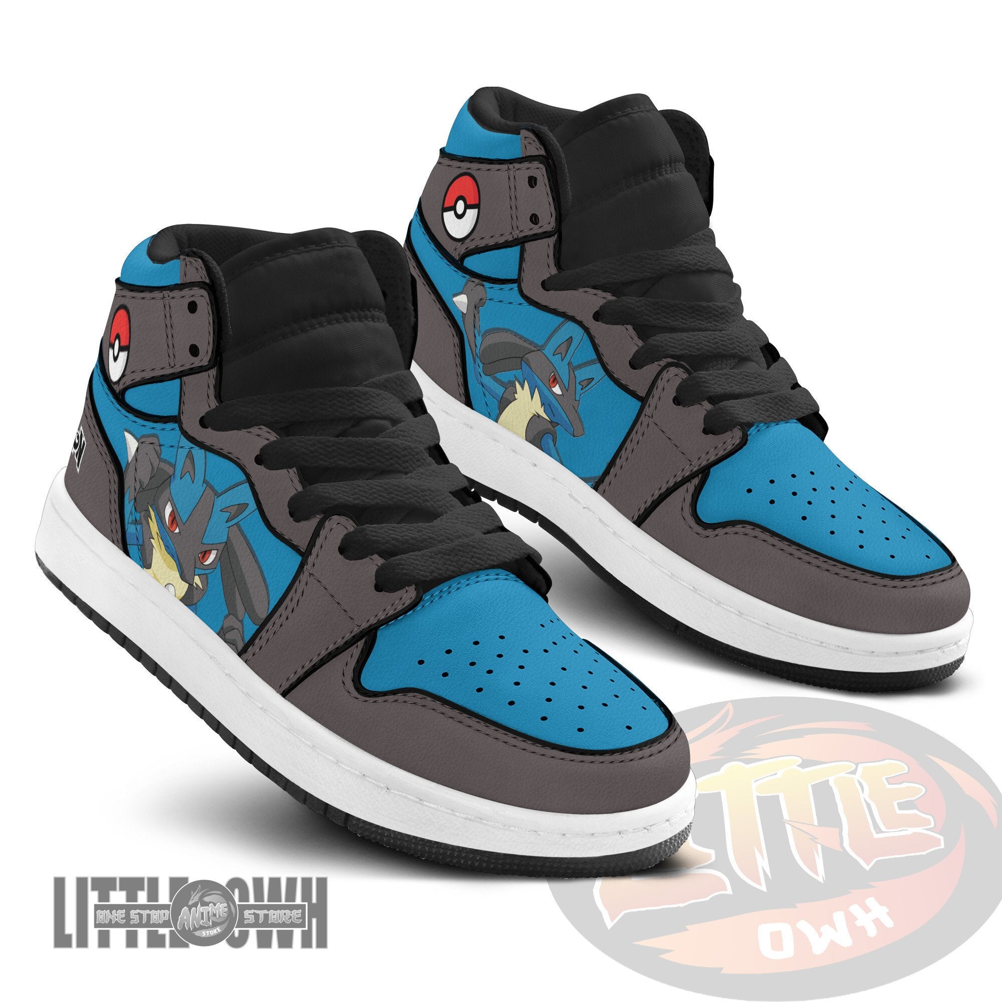 Ideafootwear Lucario AJ1 High Sneakers Shoes For Men And Women