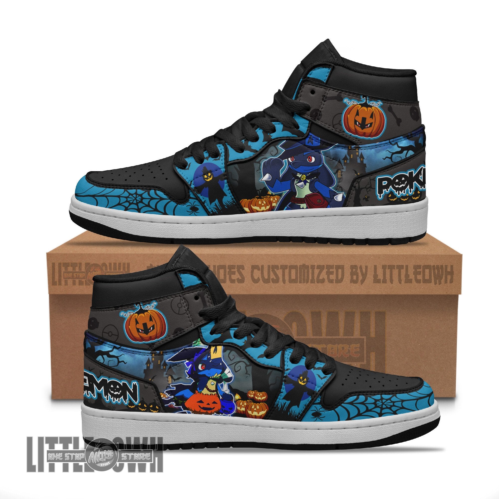Ideafootwear Lucario AJ1 High Sneakers Shoes For Men And Women