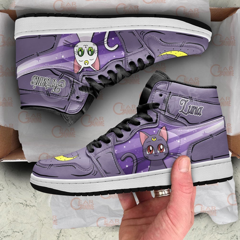 Ideafootwear Luna and Artermis AJ1 High Sneakers Shoes For Men And Women