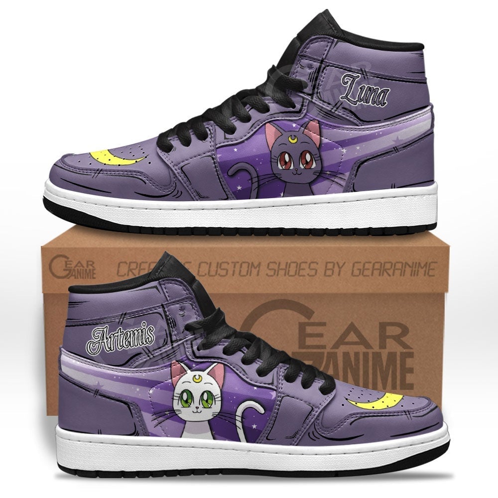 Ideafootwear Luna and Artermis AJ1 High Sneakers Shoes For Men And Women