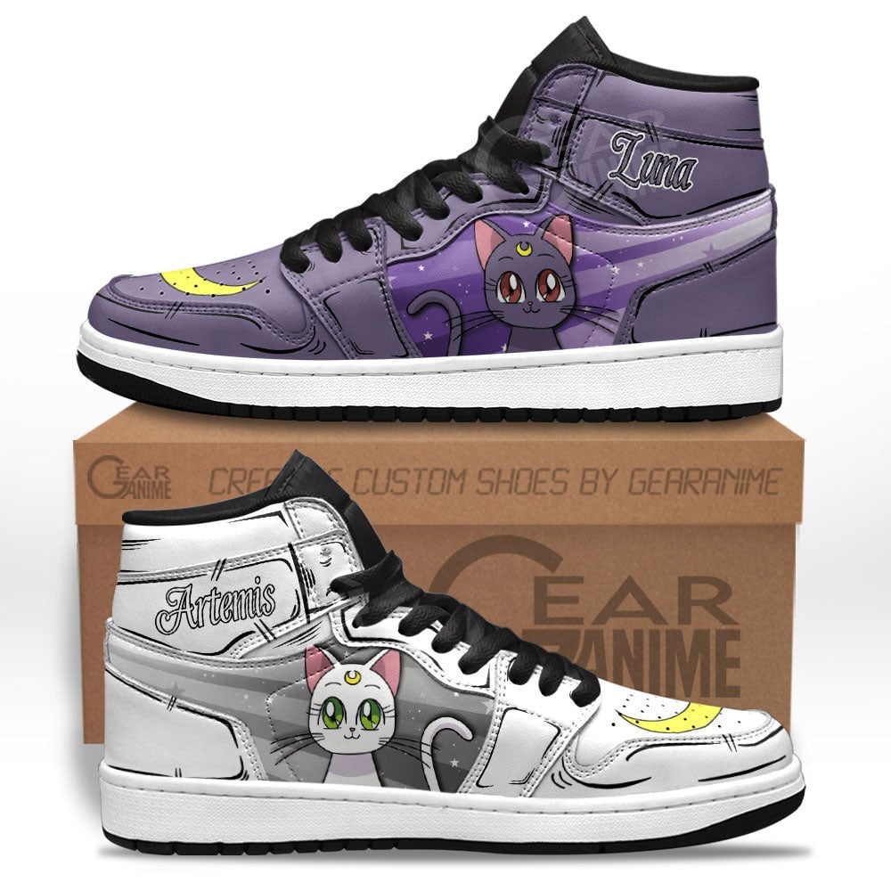 Ideafootwear Luna&Artemis AJ1 High Sneakers Shoes For Men And Women